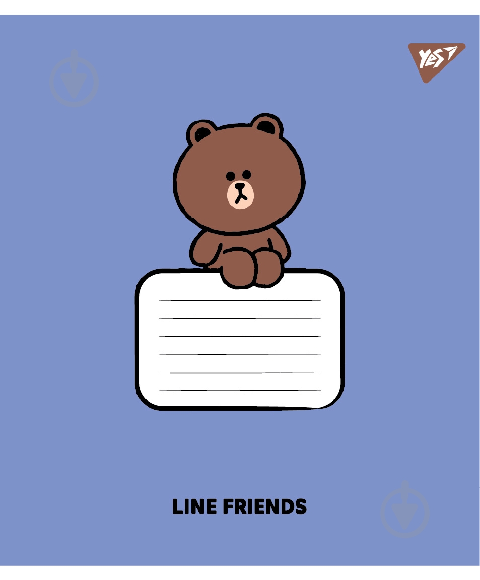 Набір шкільних зошитів Line Friends Stylish 12 аркушів коса лінія 5 шт. YES - фото 2 Набір шкільних зошитів Line Friends Stylish 12 аркушів коса лінія 5 шт. YES - фото 2