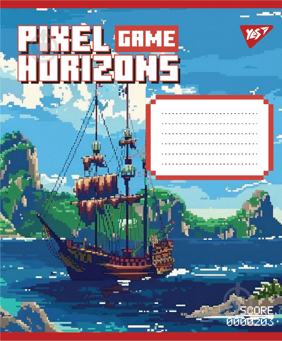 Набор школьных тетрадей Pixel game 12 листов косая линия 5 шт. YES - фото 5 Набор школьных тетрадей Pixel game 12 листов косая линия 5 шт. YES - фото 5
