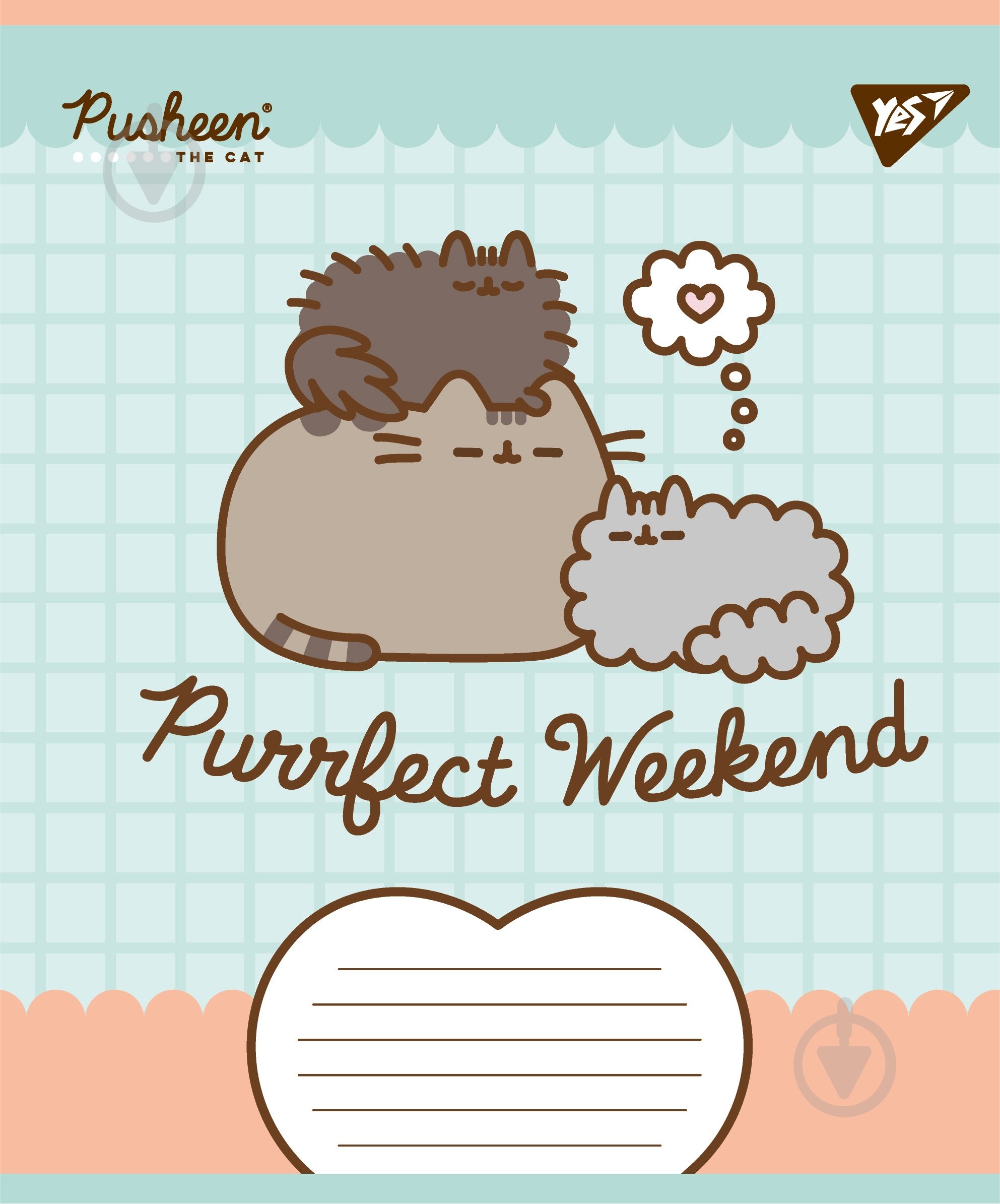 Набір шкільних зошитів Pusheen Weekend 12 аркушів коса лінія 5 шт. YES - фото 4 Набір шкільних зошитів Pusheen Weekend 12 аркушів коса лінія 5 шт. YES - фото 4