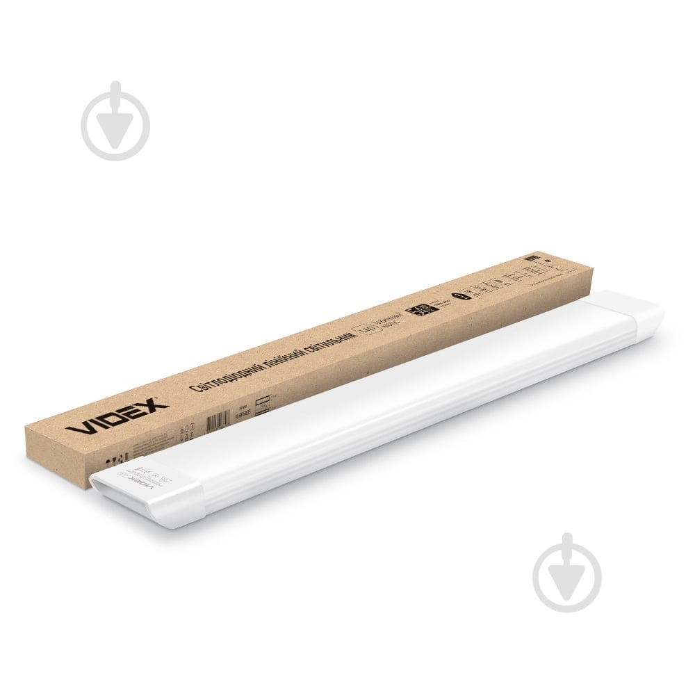 Світильник світлодіодний Videx 1,2 м 54 Вт білий 5000 К 25535 - фото 1 Світильник світлодіодний Videx 1,2 м 54 Вт білий 5000 К 25535 - фото 1