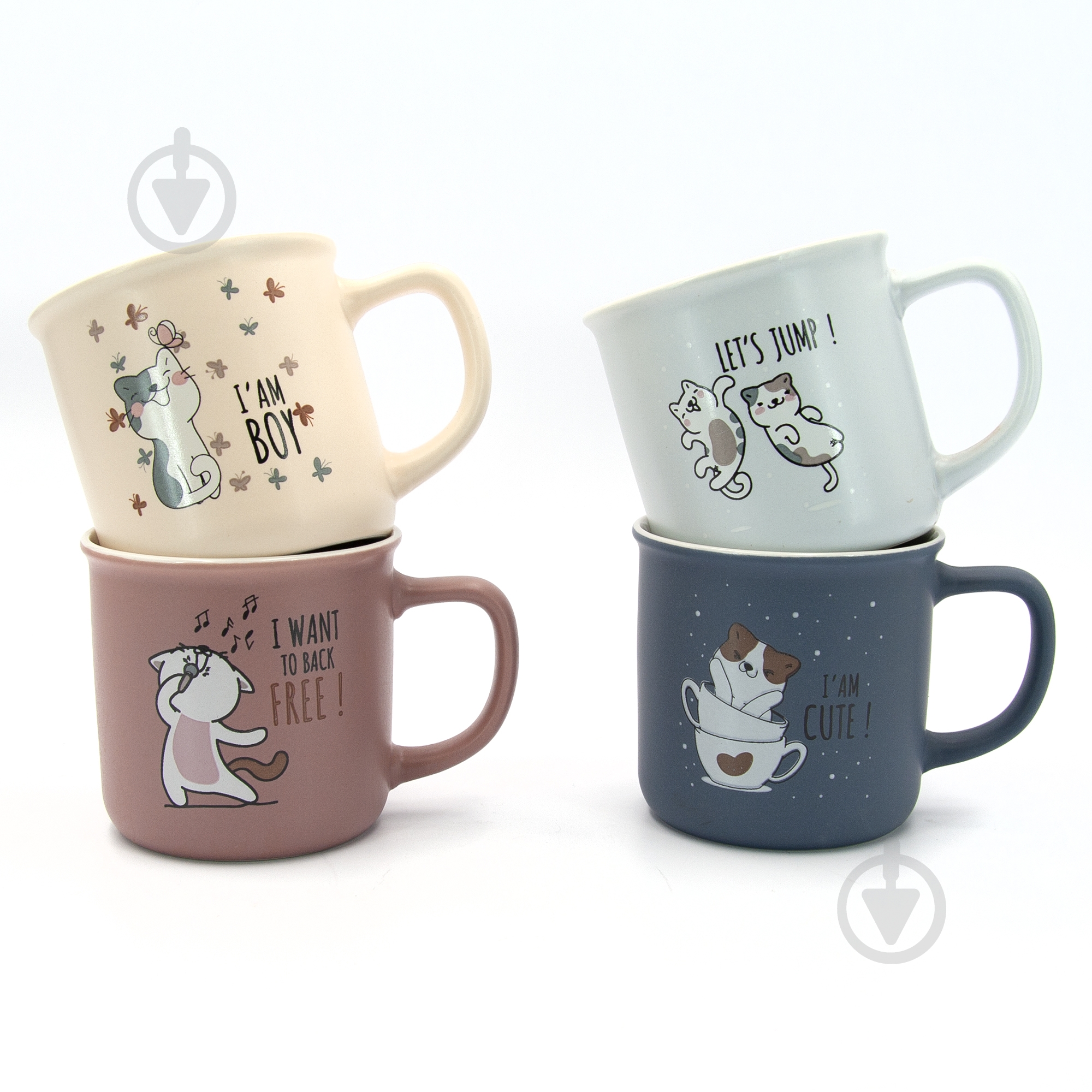 Чашка Milika CatfeCup Blue 320 мл M0520-RX-N250413Blue - фото 4