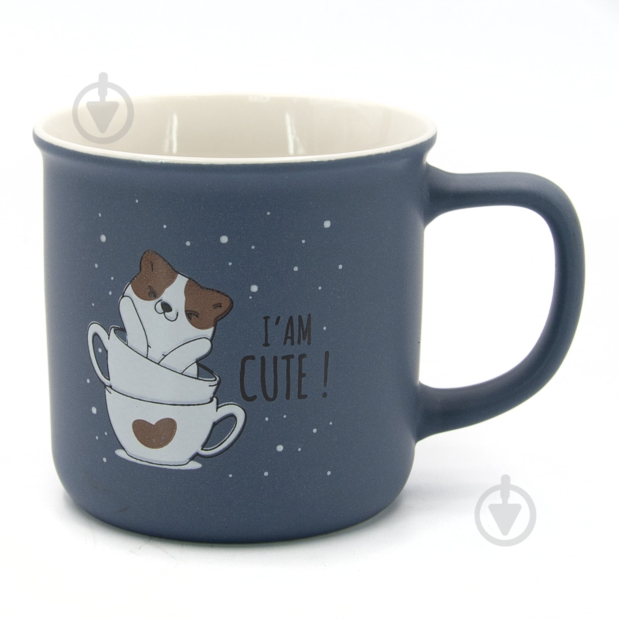 Чашка Milika CatfeCup Grey 320 мл M0520-RX-N250413Grey - фото 1