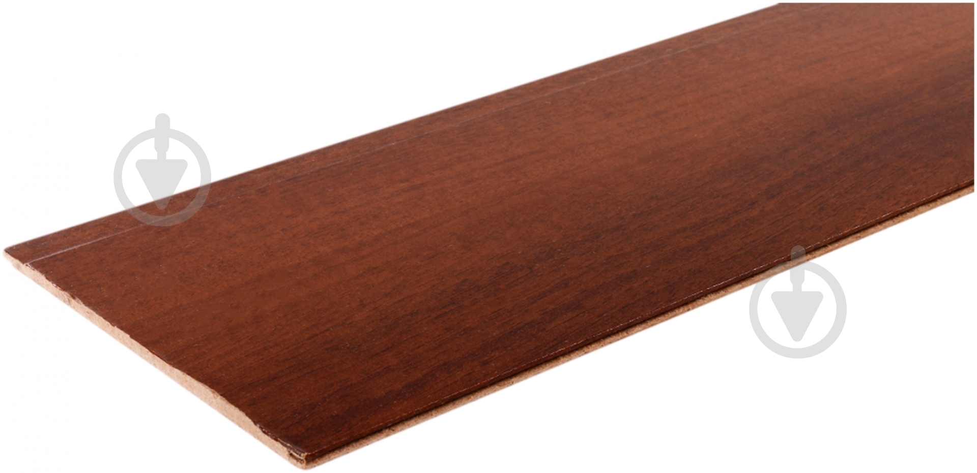 Вагонка ДВП (МДФ) ламінована 2600x148x5,5 мм Горіх глянець - фото 1