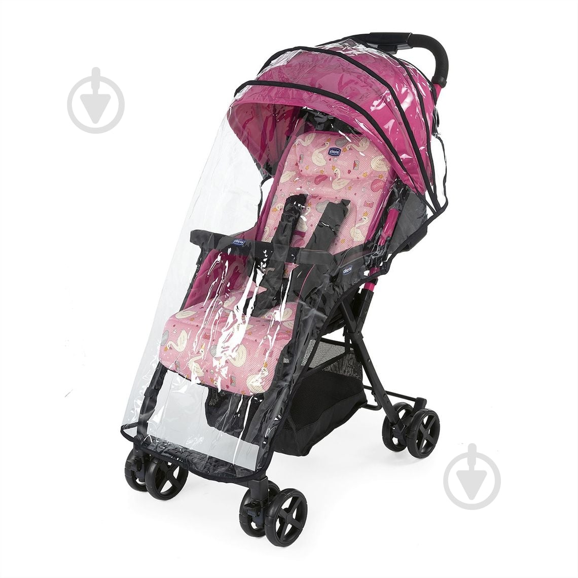 Коляска прогулянкова Chicco Ohlala 2 Pink Swan (79472.66) - фото 3