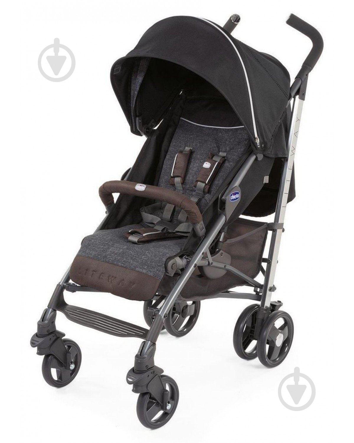 Коляска прогулянкова Chicco Lite Way 3 Top Intrigue (79599.03) - фото 1 Коляска прогулянкова Chicco Lite Way 3 Top Intrigue (79599.03) - фото 1