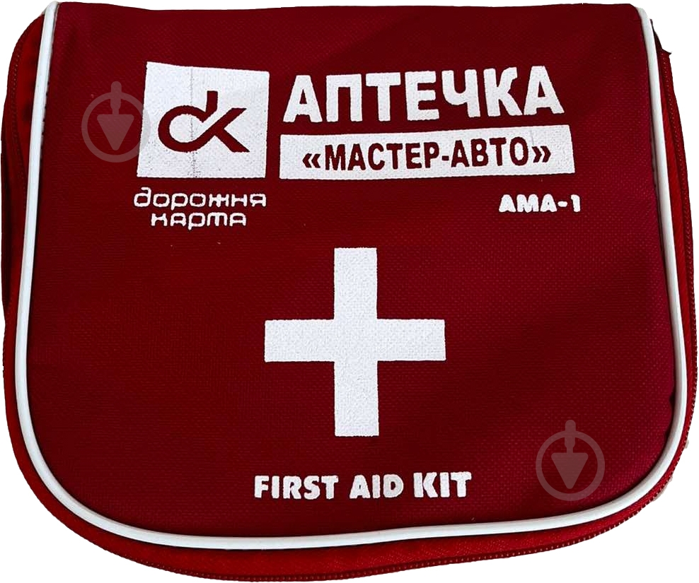 Аптечка автомобильная Дорожня карта мастер-авто мягкая (сертифицированная) DK- TY005 - фото 1