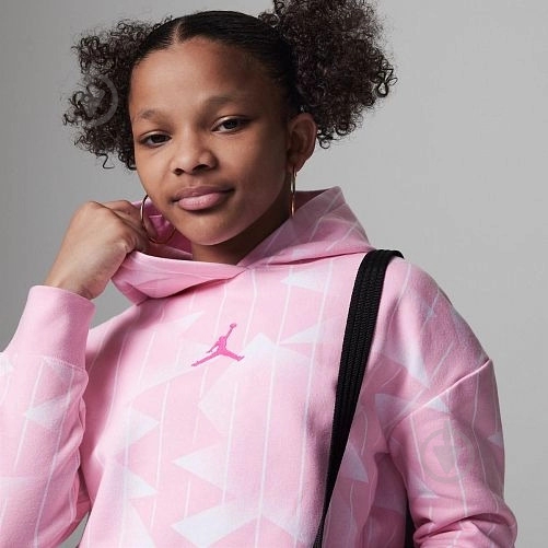 Джемпер Nike JDG ESSENTIALS AOP PULLOVER HO 45C593-A0W р.M рожевий - фото 3