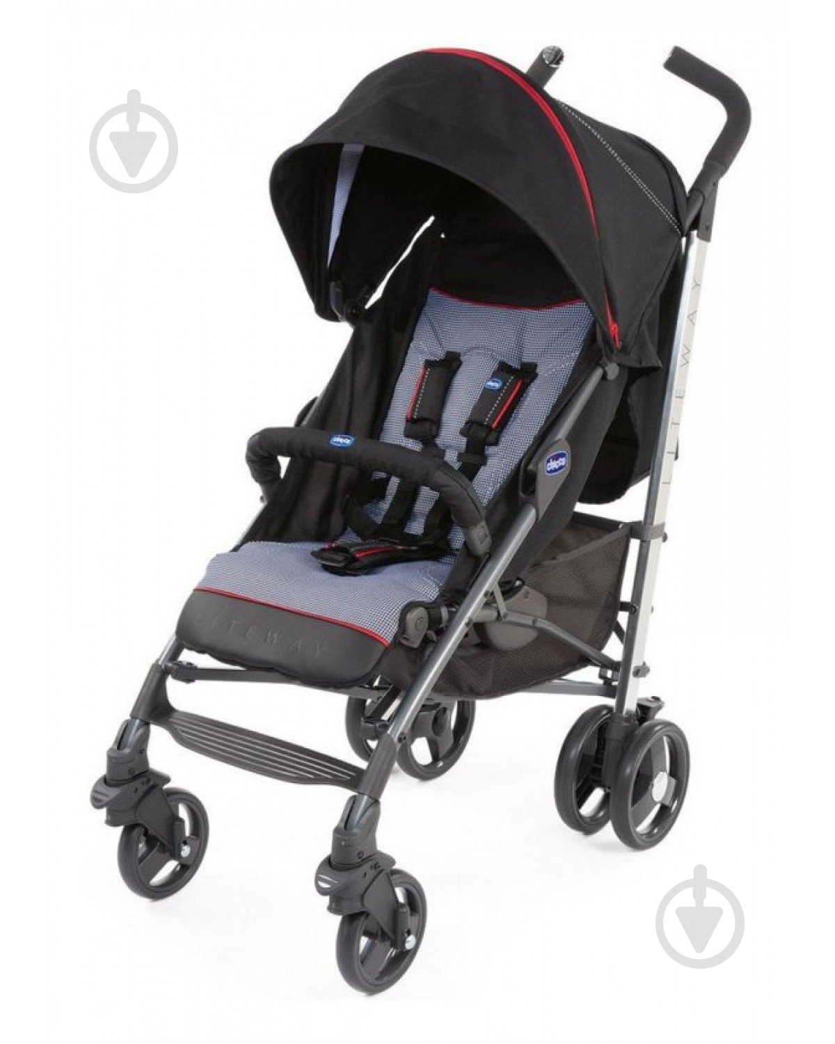 Коляска прогулочная Chicco Lite Way 3 Top Pied Poule (79599.35) - фото 1