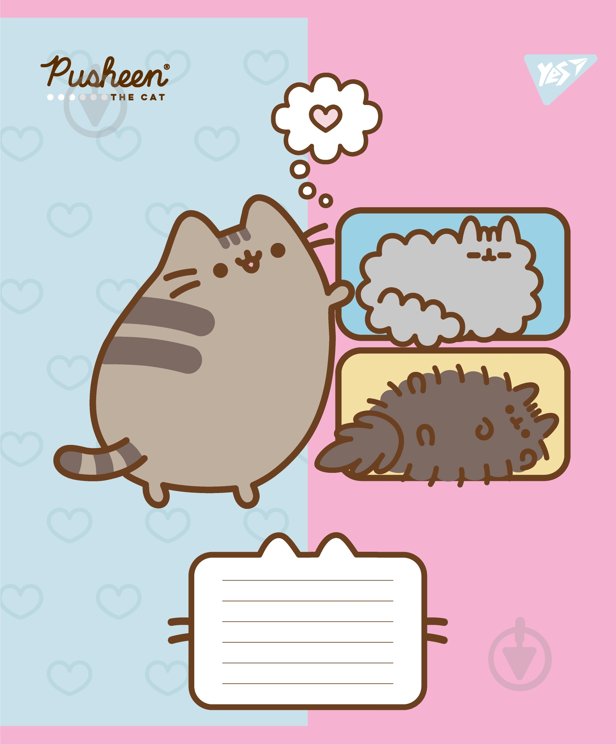 Набір шкільних зошитів Pusheen Funny 12 аркушів лінія 5 шт. YES - фото 3 Набір шкільних зошитів Pusheen Funny 12 аркушів лінія 5 шт. YES - фото 3