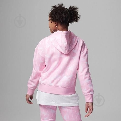 Джемпер Nike JDG ESSENTIALS AOP PULLOVER HO 45C593-A0W р.S розовый - фото 2