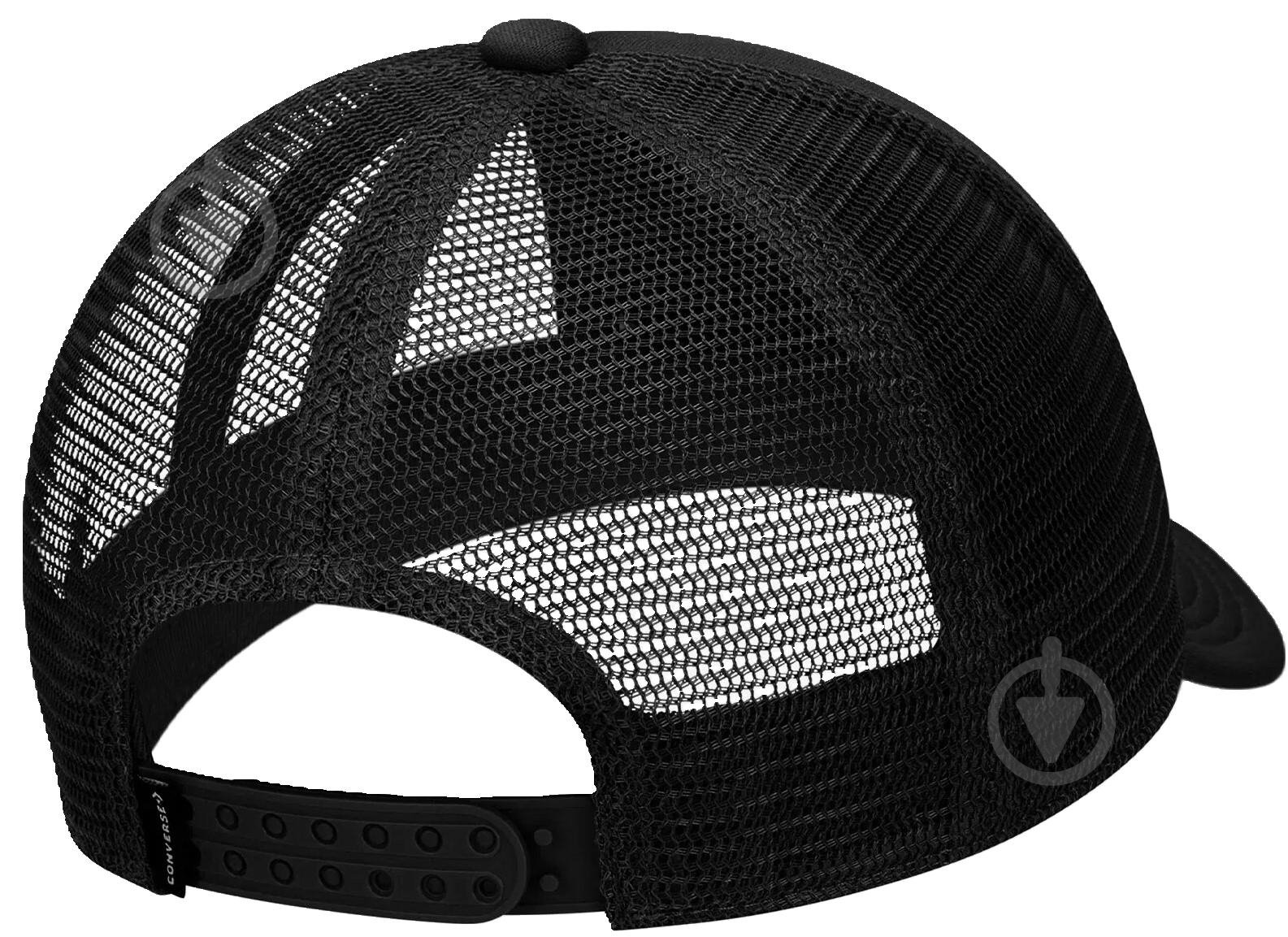 Кепка Converse RETRO COLLEGIATE TRUCKER 10026659-001 os черный - фото 2