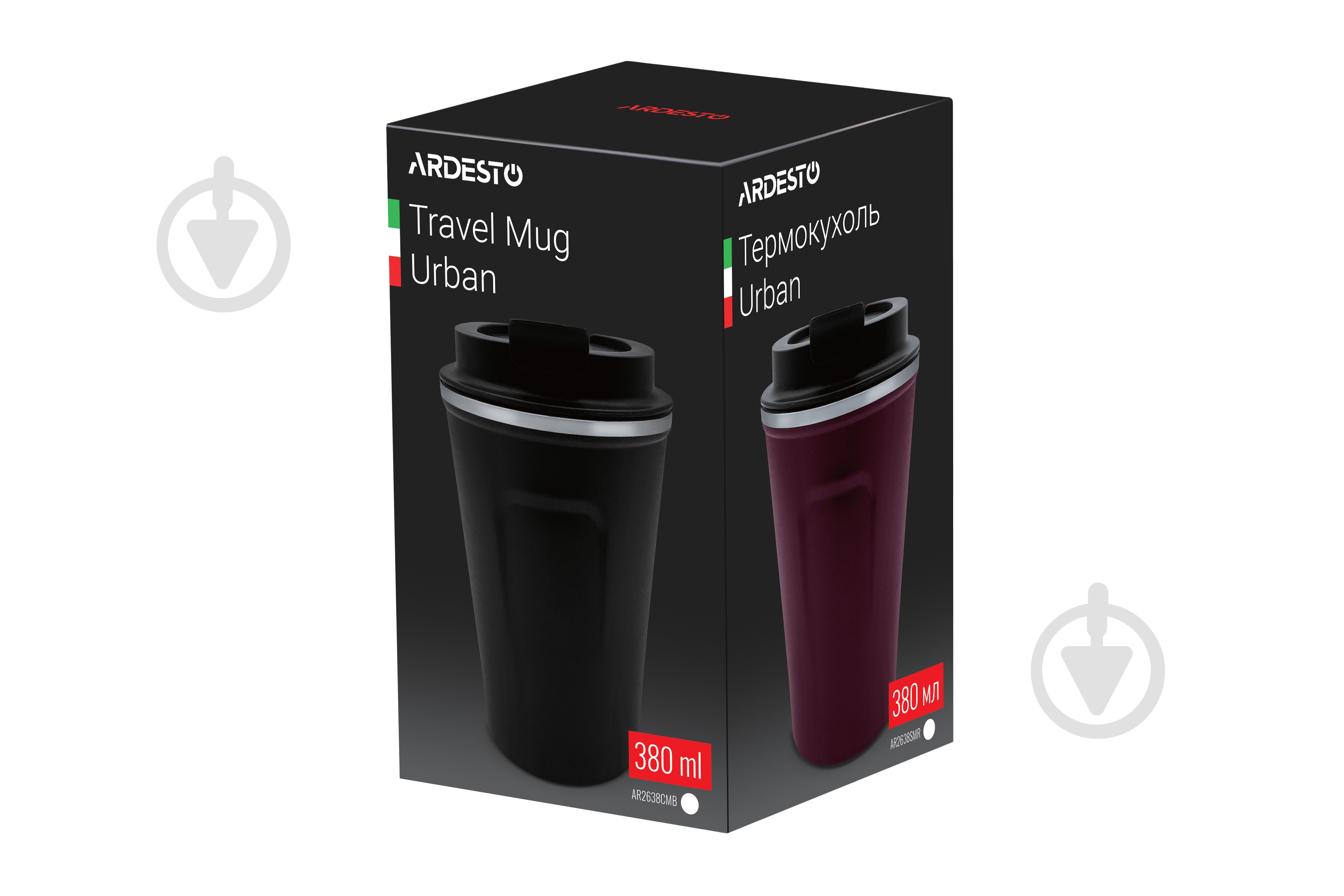 Термочашка ARDESTO Urban 380 мл черный AR2638CMB - фото 2