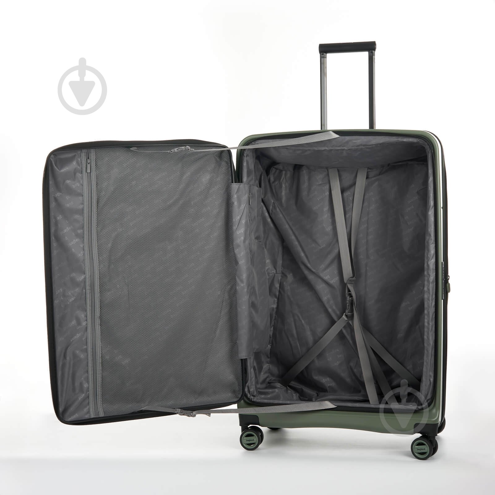 Чемодан Bagland VELO S 40 л хаки - фото 5