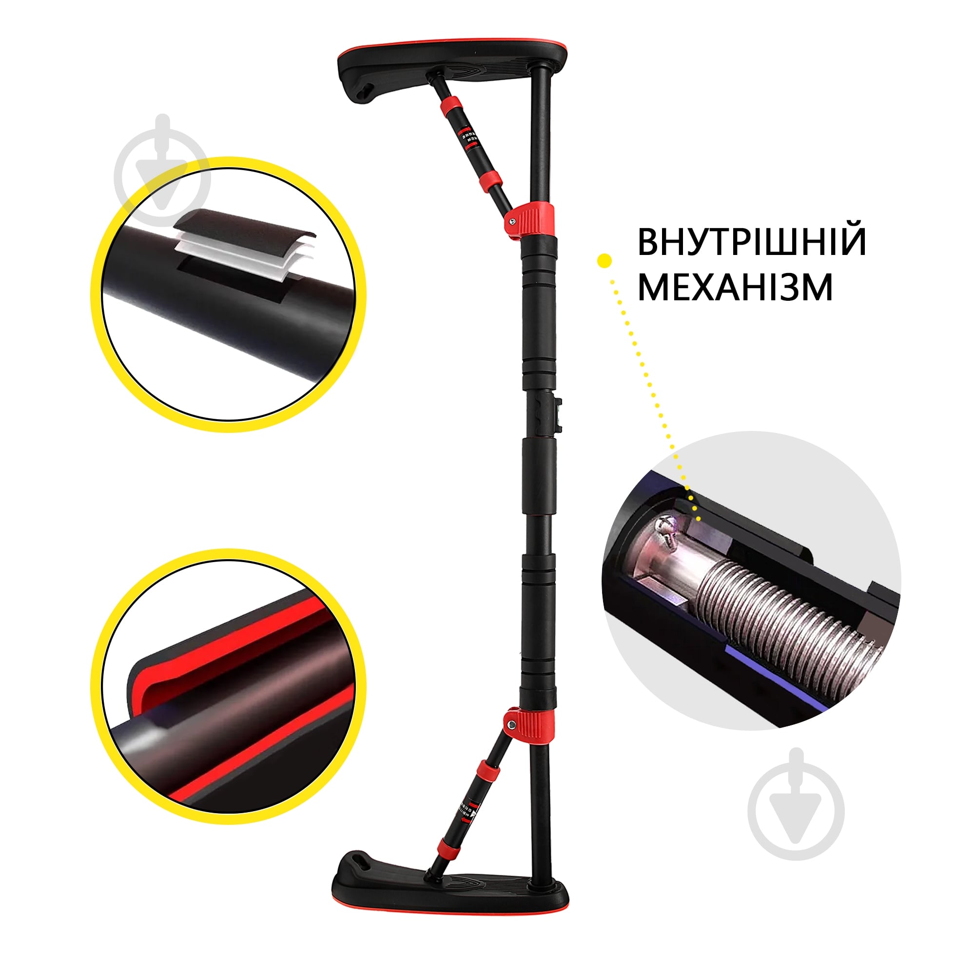 Турнік настінний Cornix XR-0290 SS25 120 см - фото 4 Турнік настінний Cornix XR-0290 SS25 120 см - фото 4