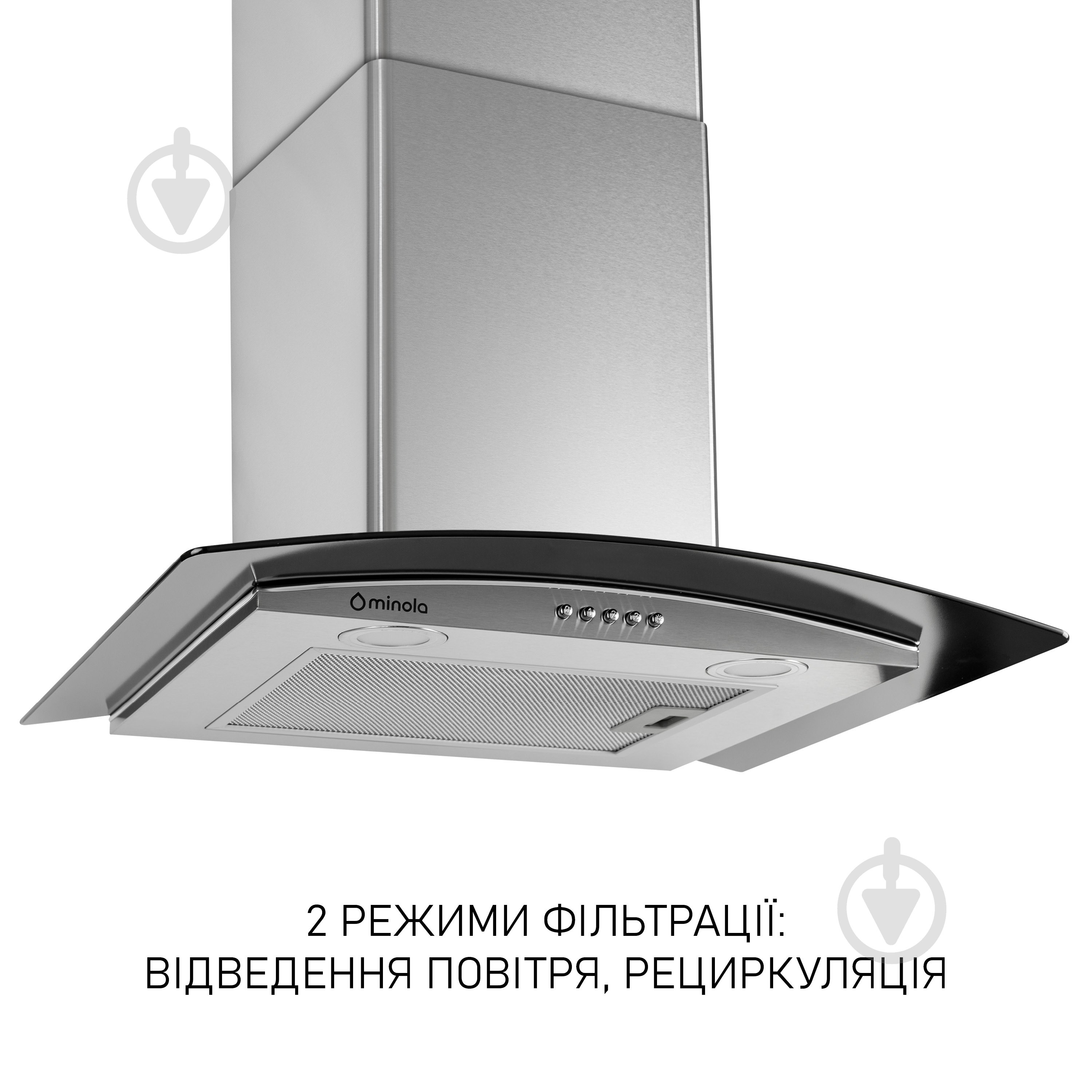 Витяжка Minola MTG 6242 I LED - фото 4