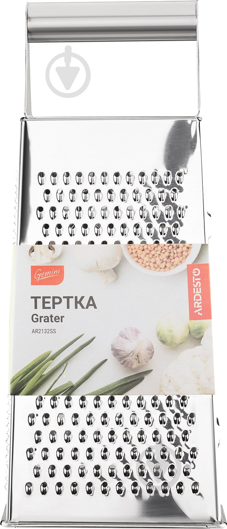 Терка Ardesto Gemini 23 см нержавеющая сталь AR2132SS - фото 2