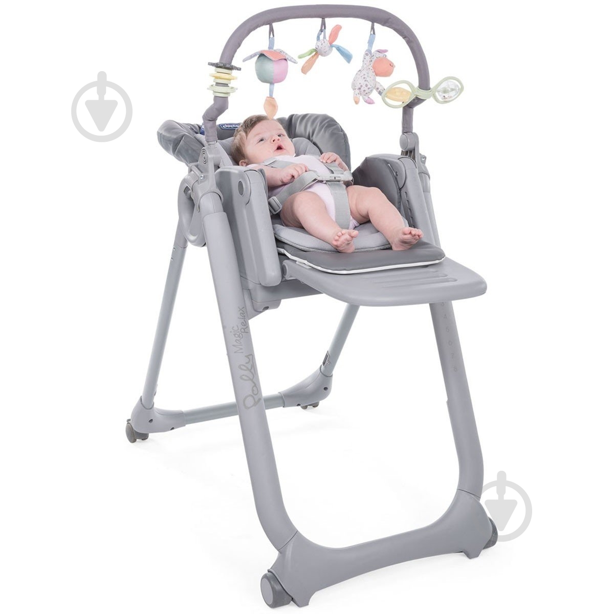 Стульчик для кормления Chicco Polly Magic Relax 79502.39 - фото 4 Стульчик для кормления Chicco Polly Magic Relax 79502.39 - фото 4