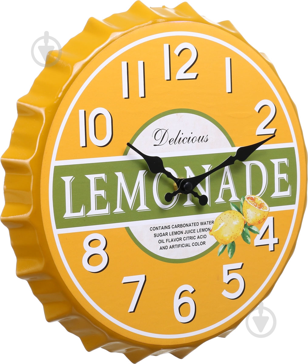 Часы настенные крышка Lemonade 30х30х4,5 см - фото 2