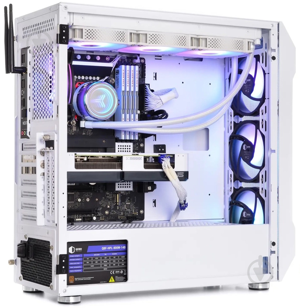 Компьютер Artline Gaming X77WHITE (X77Whitev100Win) white - фото 6 Компьютер Artline Gaming X77WHITE (X77Whitev100Win) white - фото 6