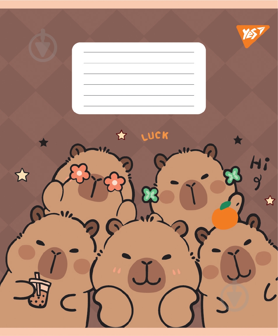 Набор школьных тетрадей Capy Tay 24 листа линия 5 шт. YES - фото 2