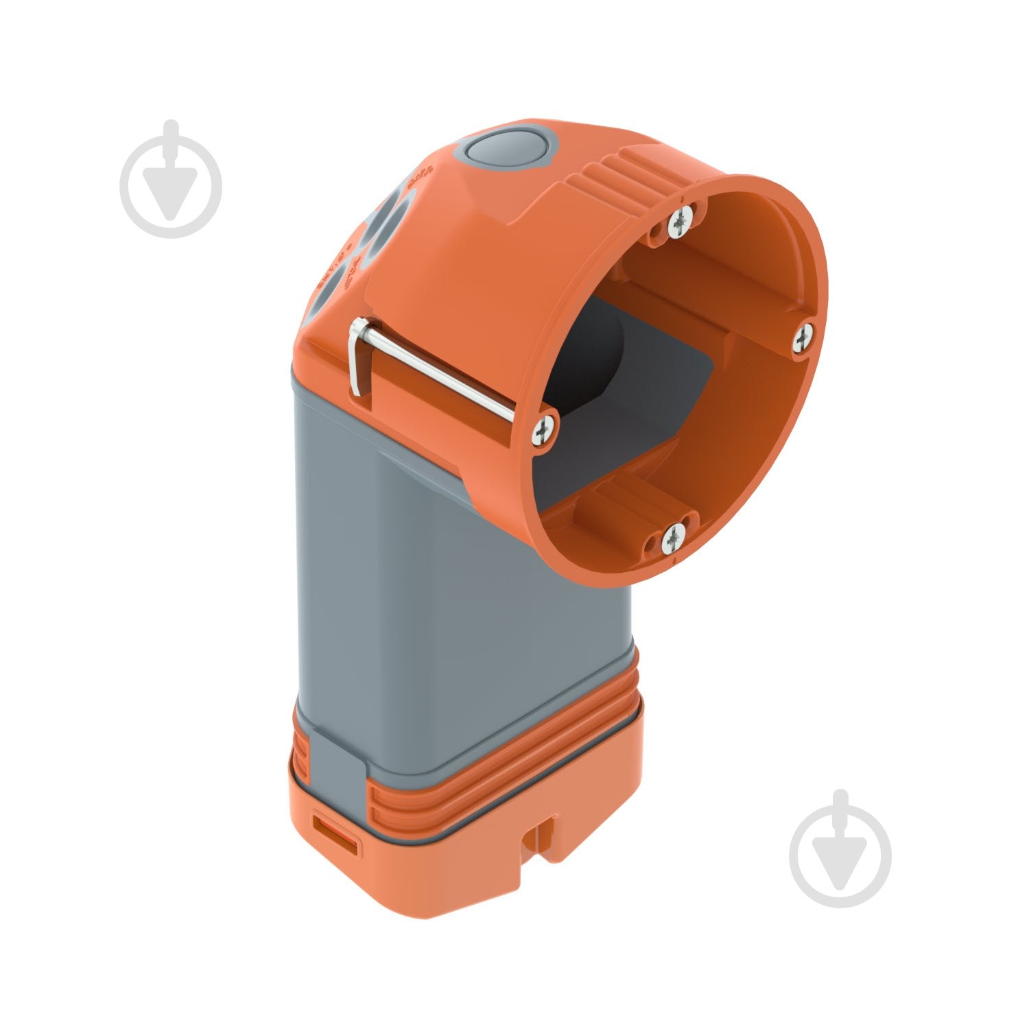 Коробка установча OBO Bettermann Коробка HE 74-L з додатк. простором для гіпсокартонних стін 10 шт. поліпропілен 2003828{/ - фото 1