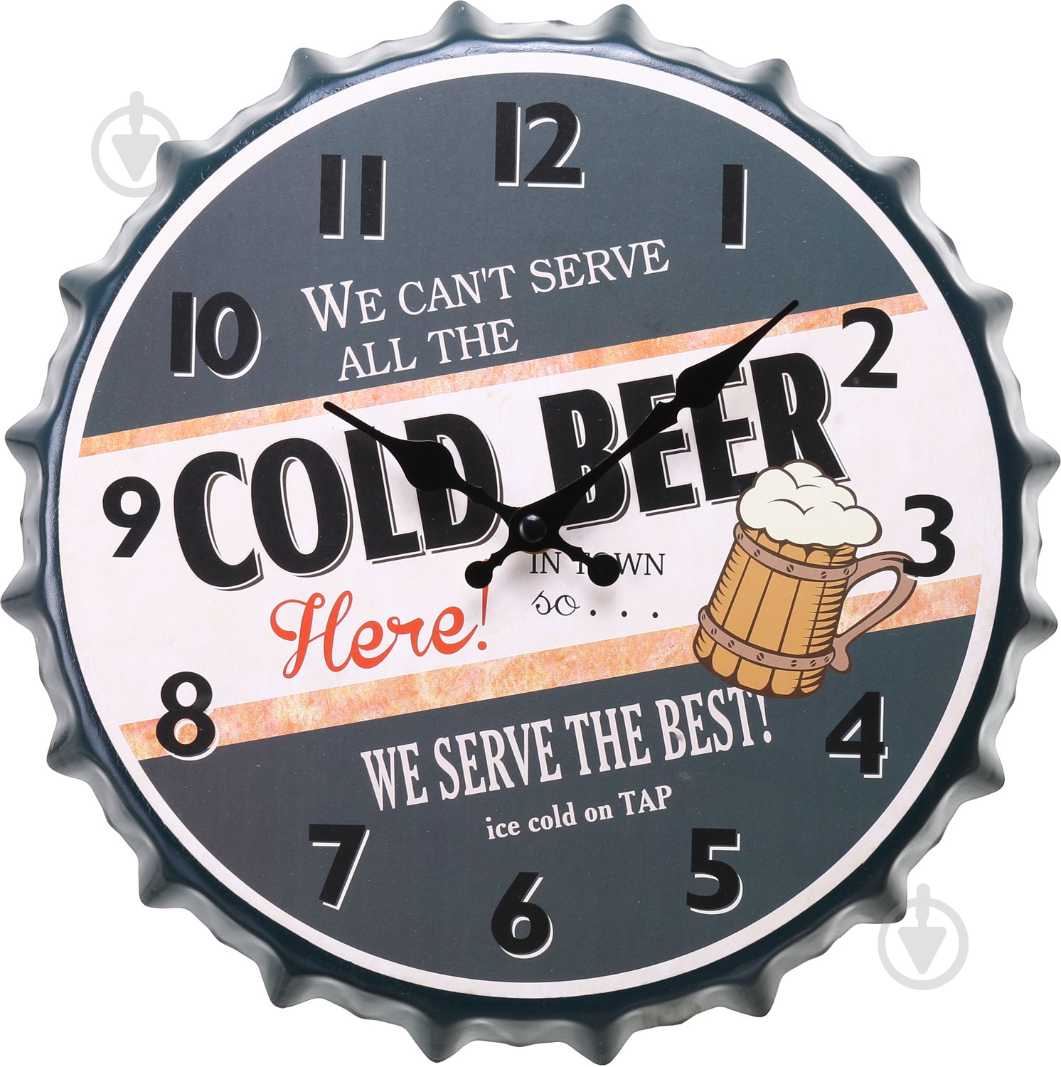 Часы настенные крышка Beer 30х30х4,5 см - фото 1