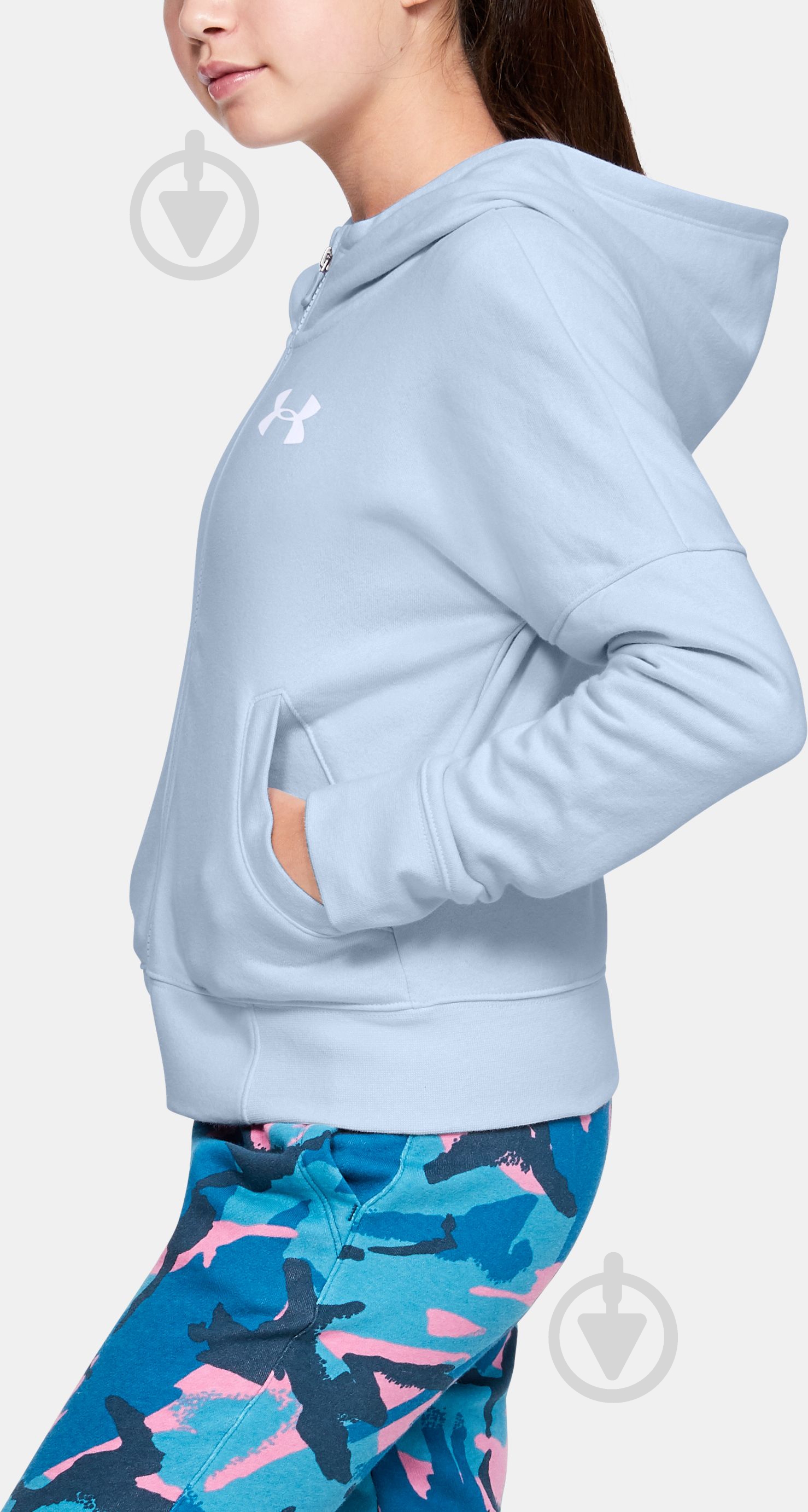 Джемпер Under Armour Rival Full Zip 1343621-460 синий - фото 3