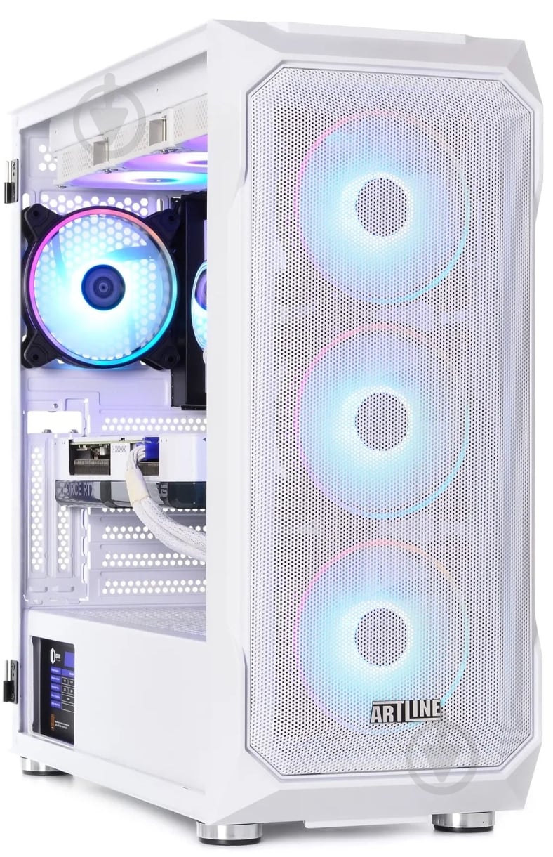 Компьютер Artline Gaming X77WHITE (X77Whitev101Win) white - фото 2 Компьютер Artline Gaming X77WHITE (X77Whitev101Win) white - фото 2