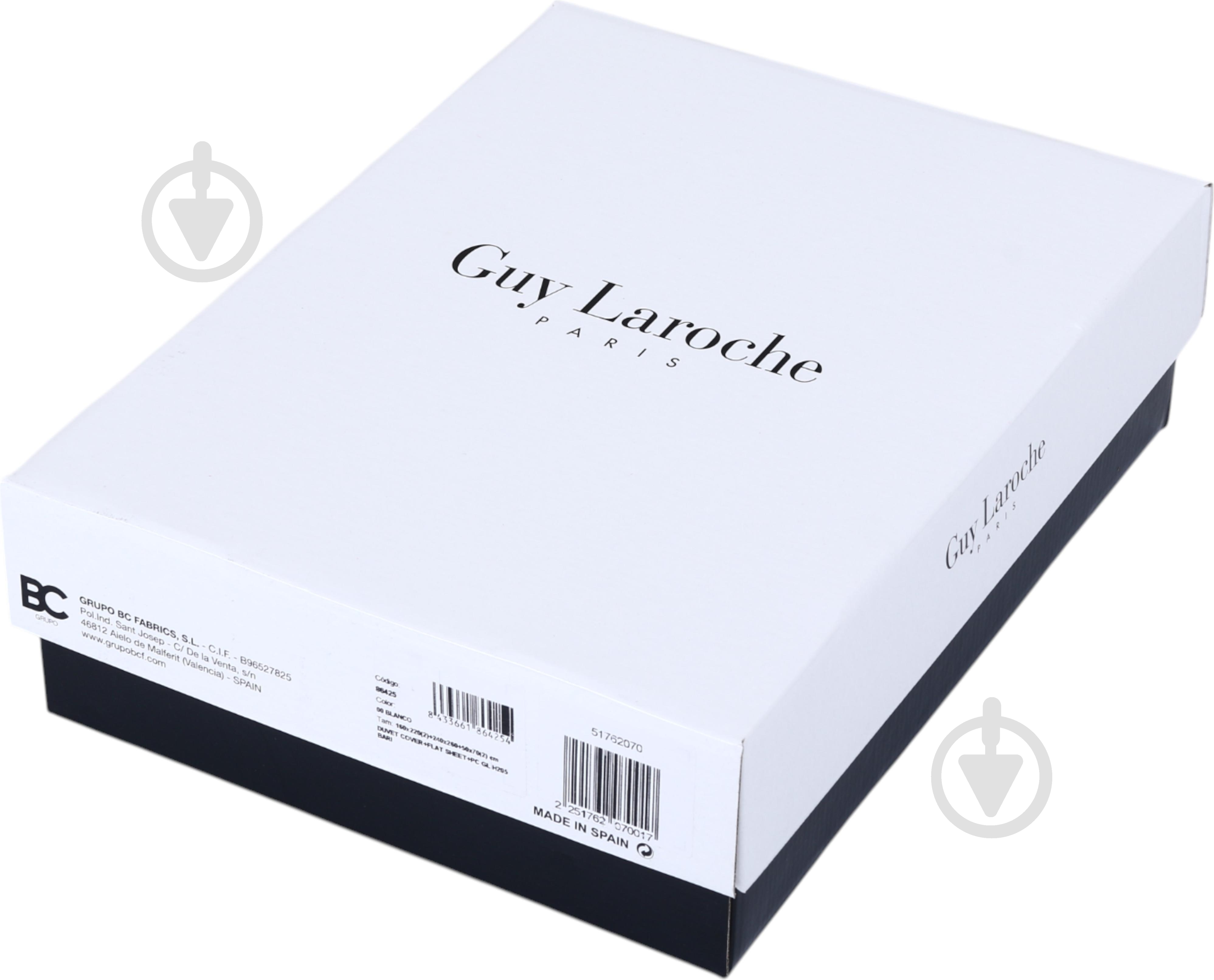 Комплект постельного белья Bari семейный белый Guy Laroche Paris - фото 4 Комплект постельного белья Bari семейный белый Guy Laroche Paris - фото 4