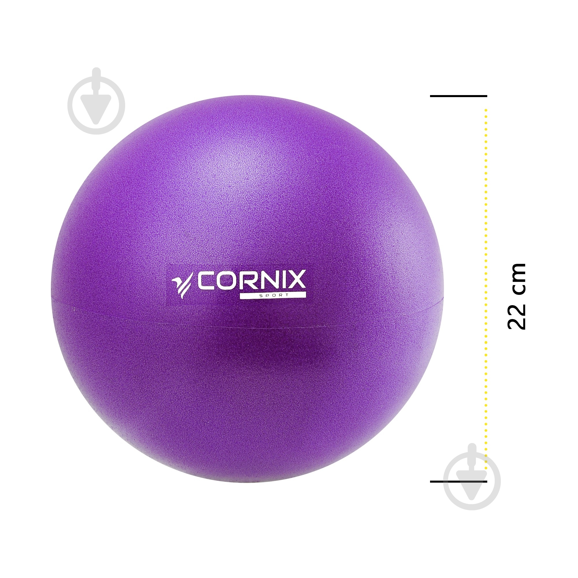 Гімнастичний м'яч Cornix MiniGYMball Purple d22 см XR-0225 - фото 6