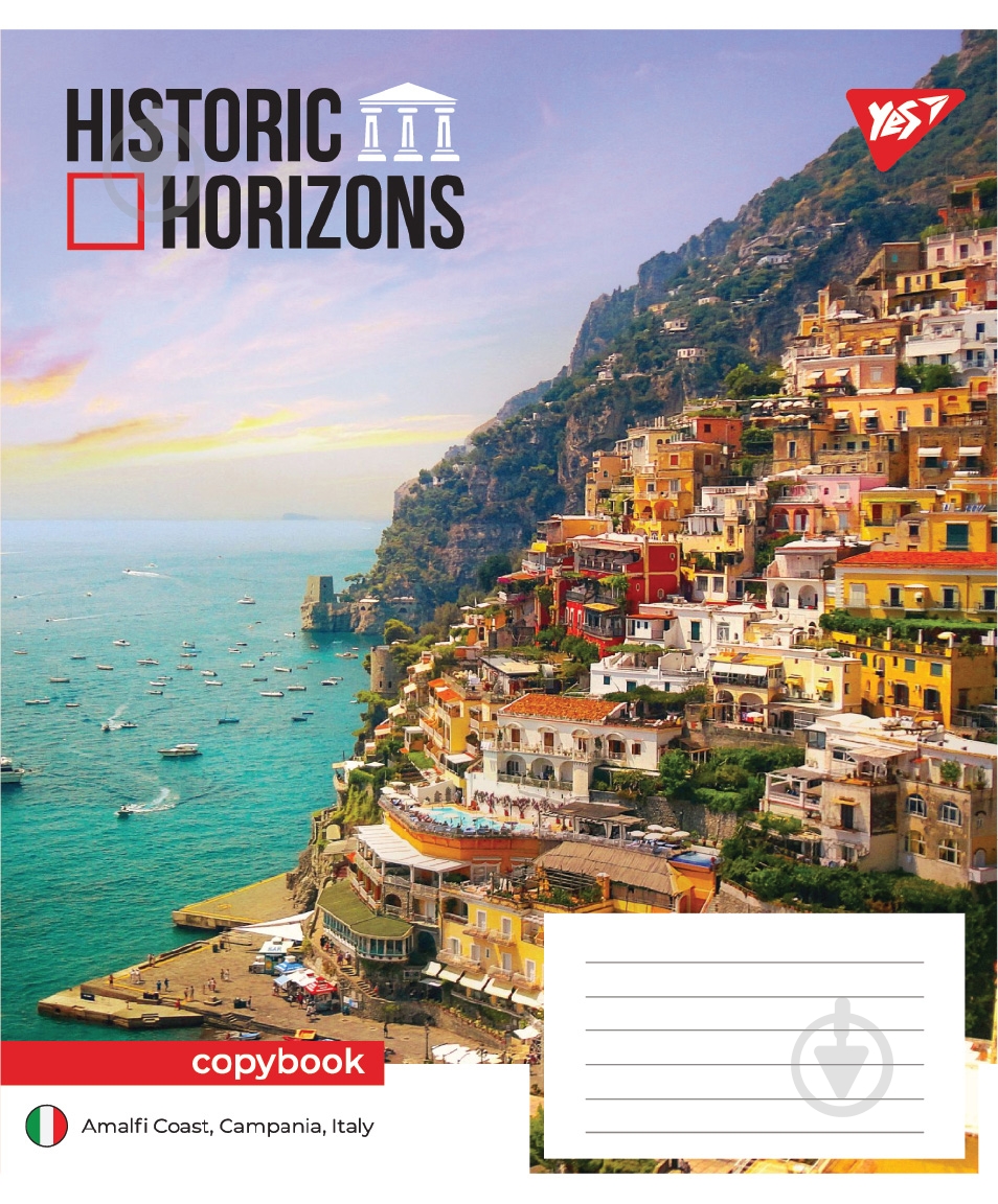 Набір шкільних зошитів Historic Horizons 48 аркушів лінія 5 шт. YES - фото 3