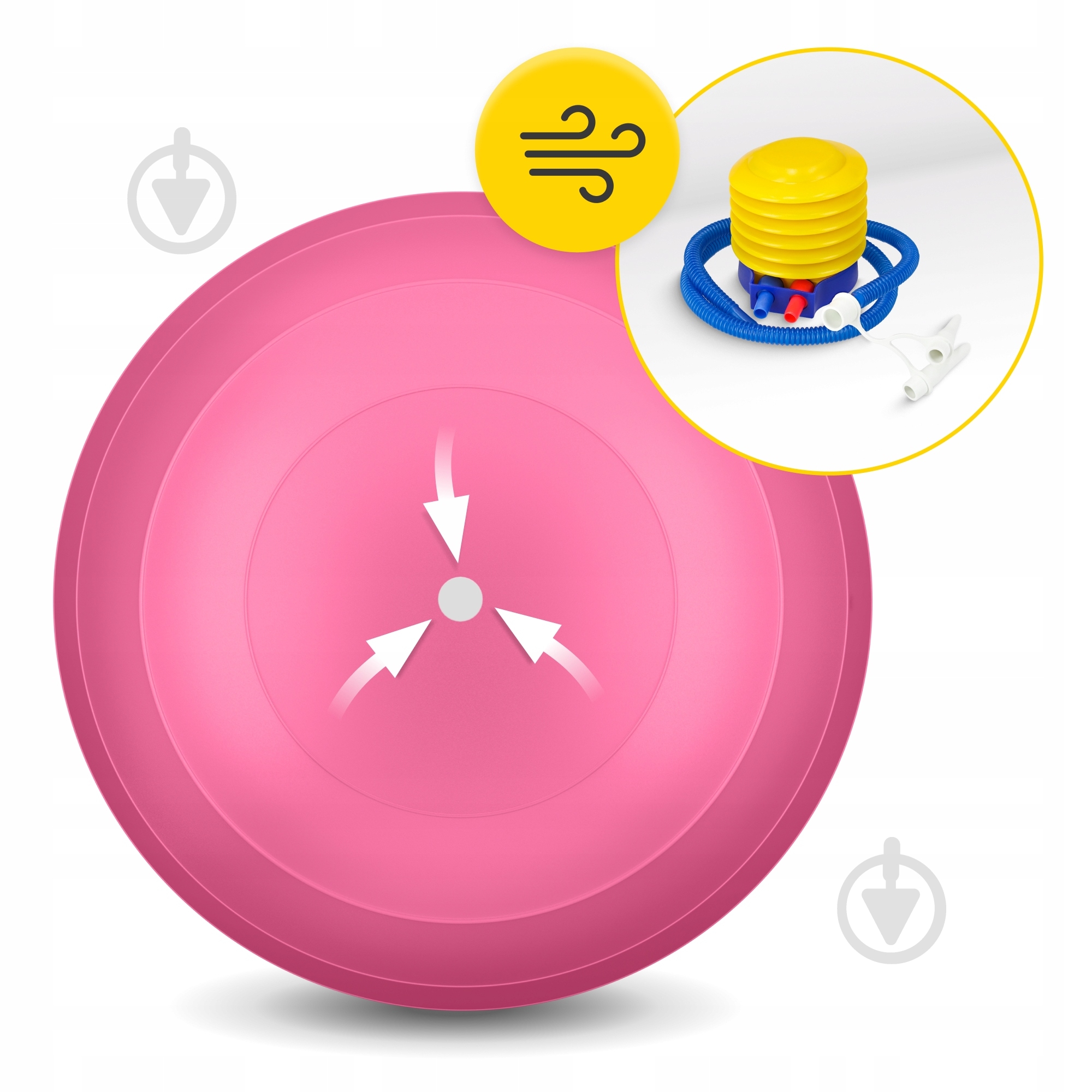 Фітбол 4fizjo Anti-Burst Pink d90 см P-5907739318565 - фото 5 Фітбол 4fizjo Anti-Burst Pink d90 см P-5907739318565 - фото 5