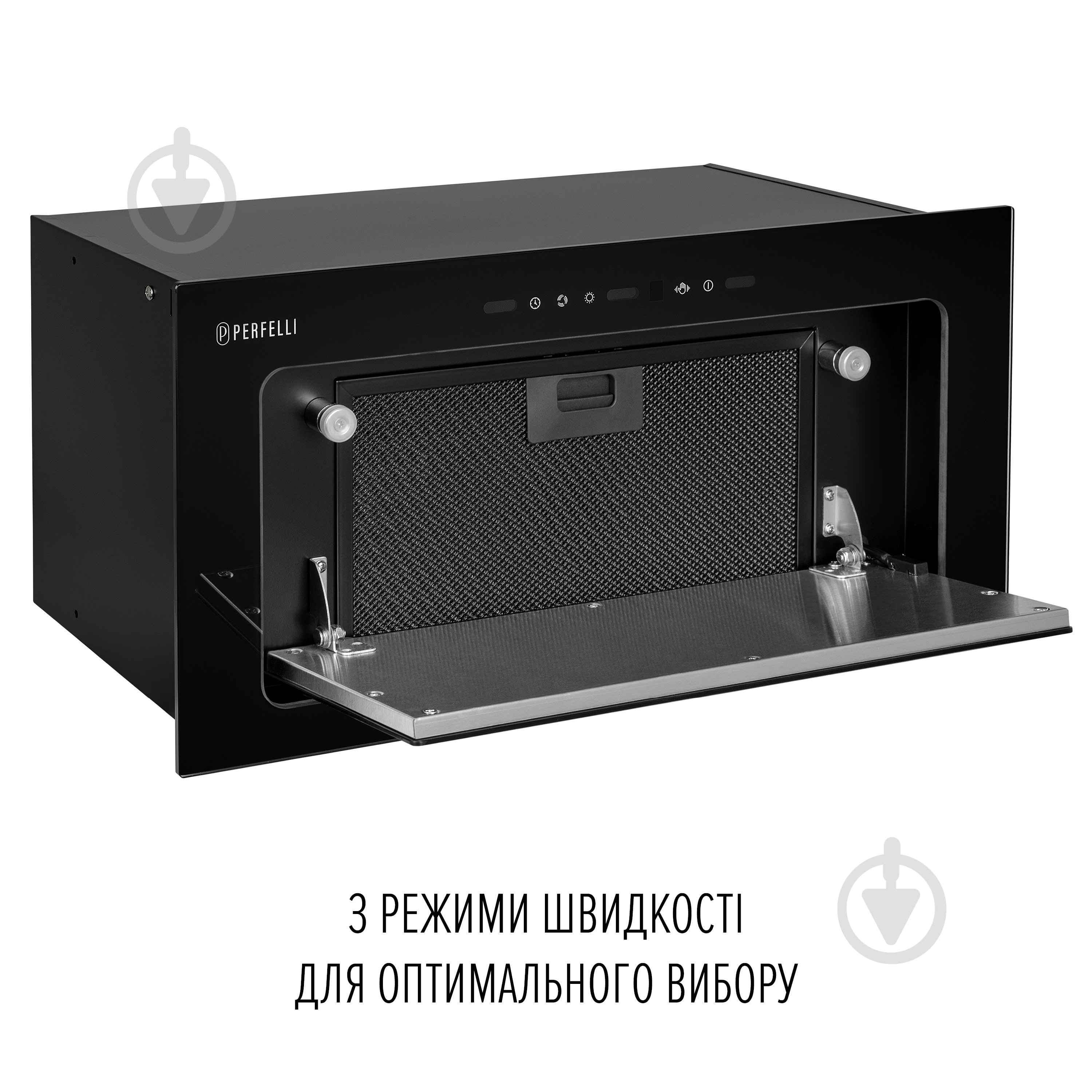 Витяжка Perfelli Design VISION 6 NERO SILENZIO - фото 11