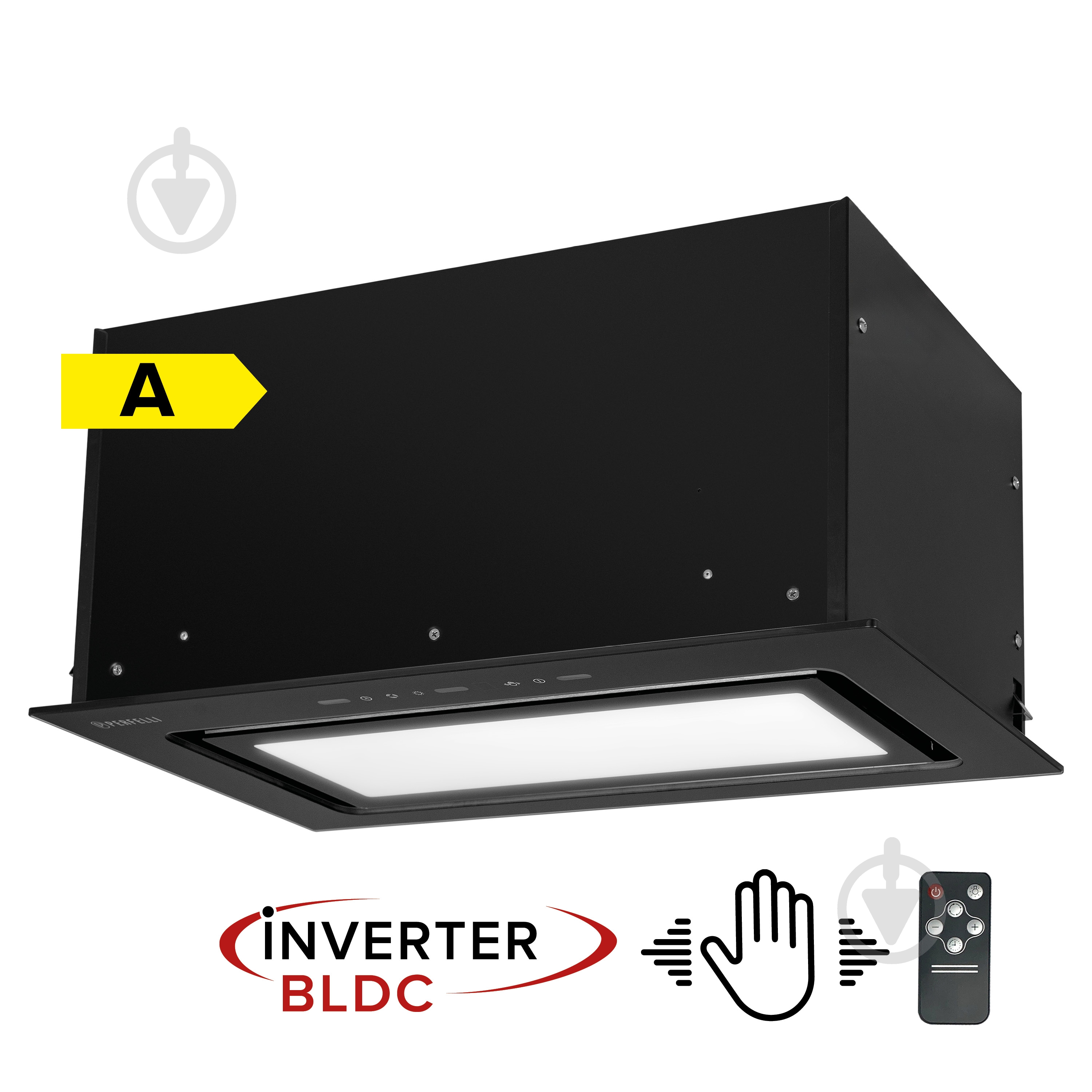 Витяжка Perfelli Design VISION 6 NERO SILENZIO - фото 2