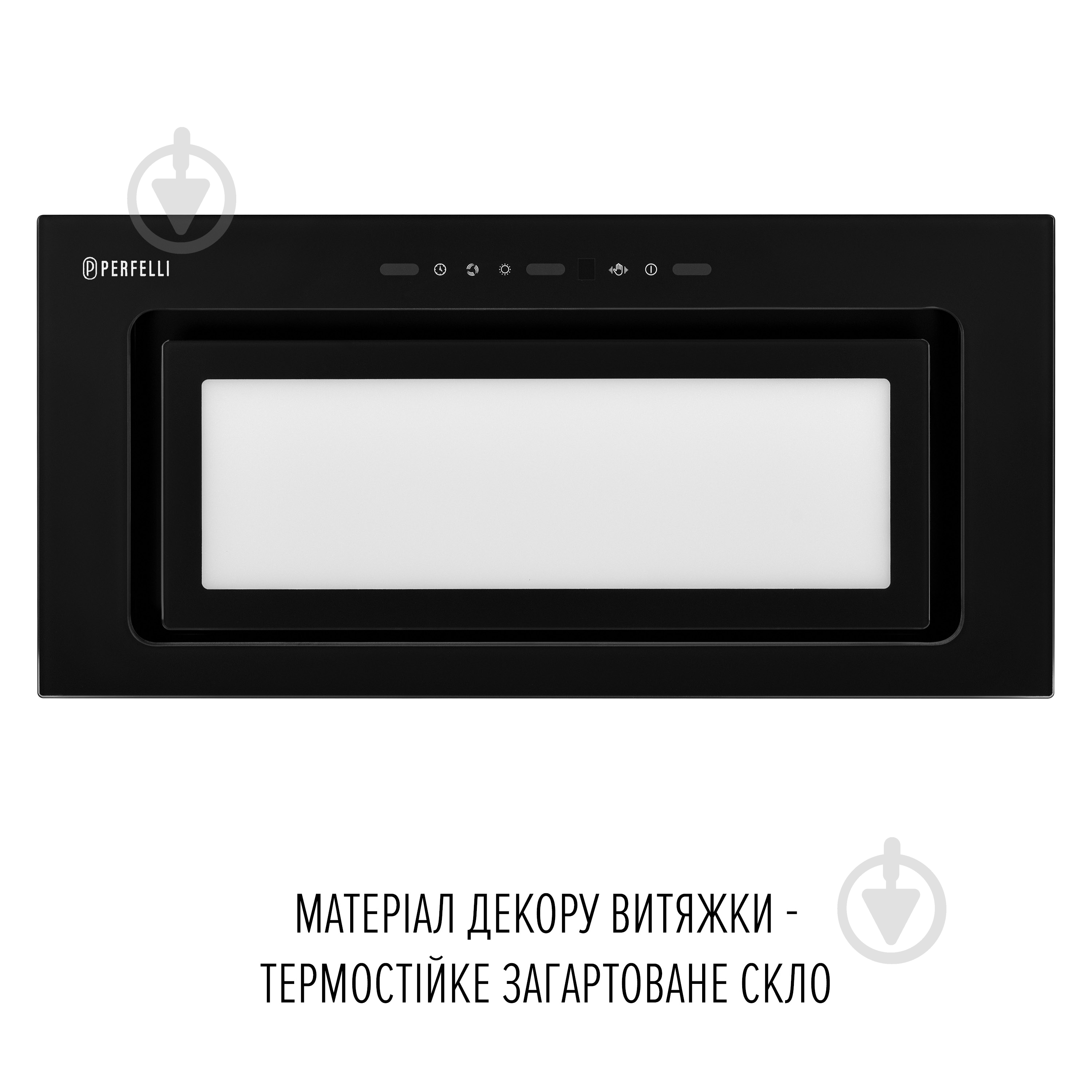 Витяжка Perfelli Design VISION 6 NERO SILENZIO - фото 3