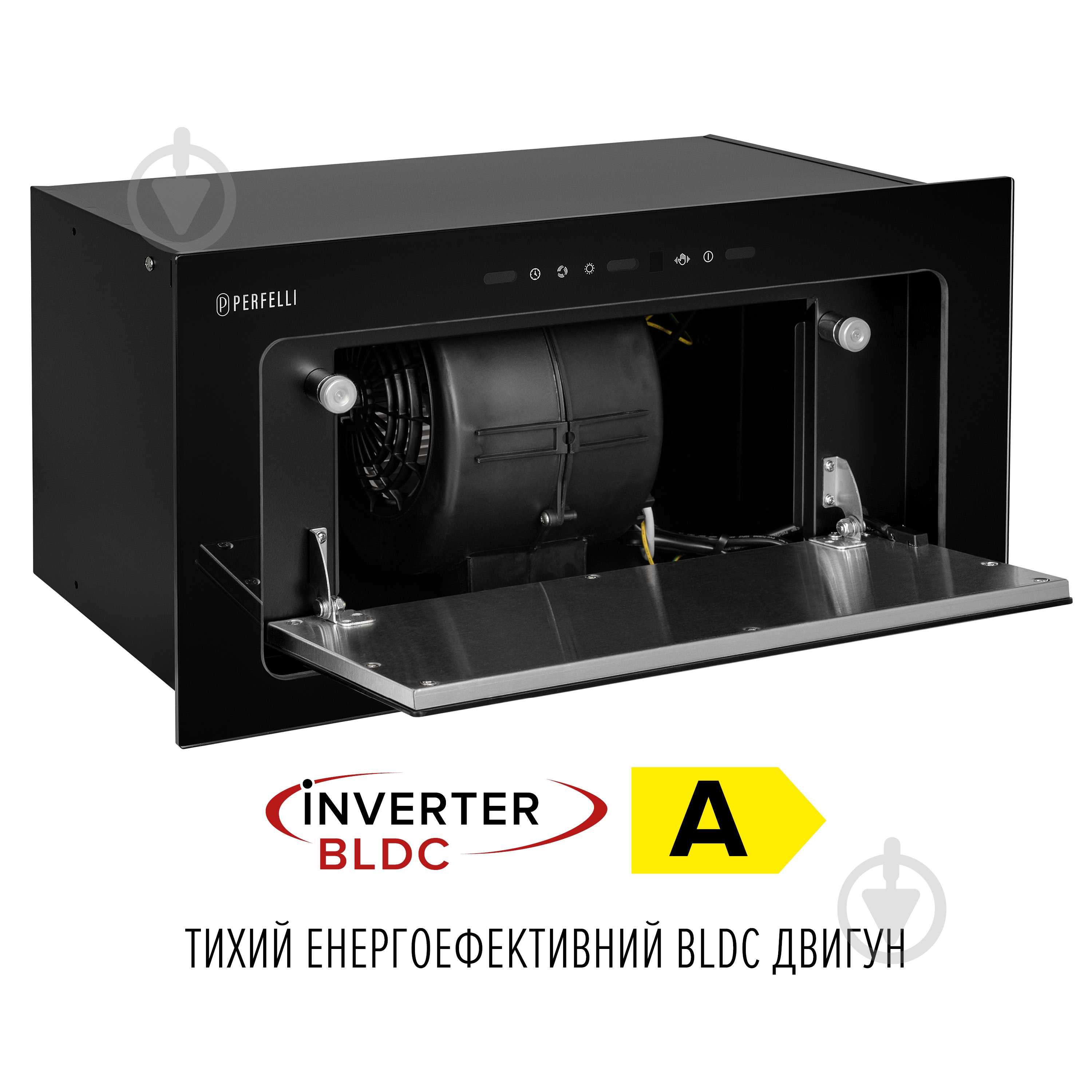 Витяжка Perfelli Design VISION 6 NERO SILENZIO - фото 12
