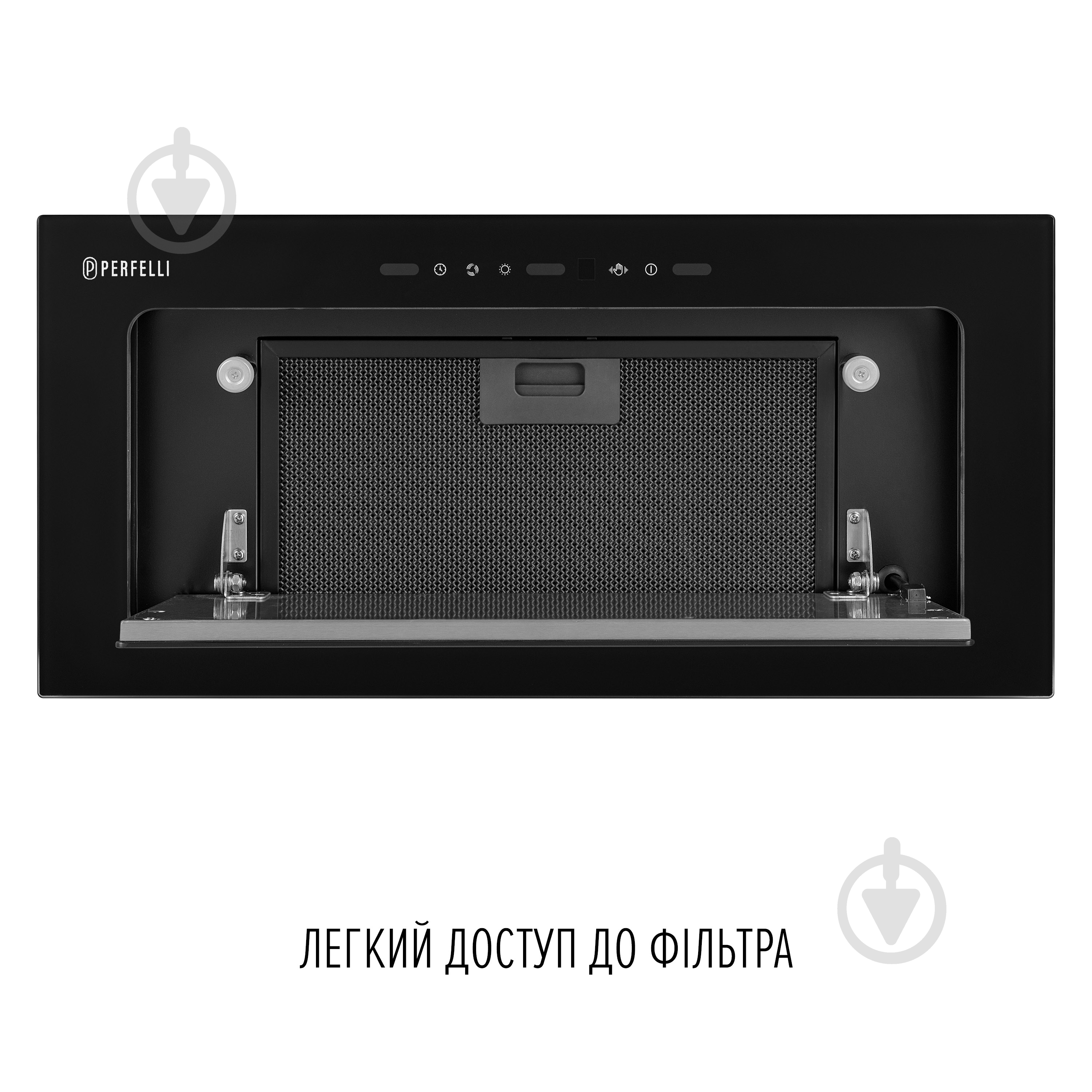 Витяжка Perfelli Design VISION 6 NERO SILENZIO - фото 4