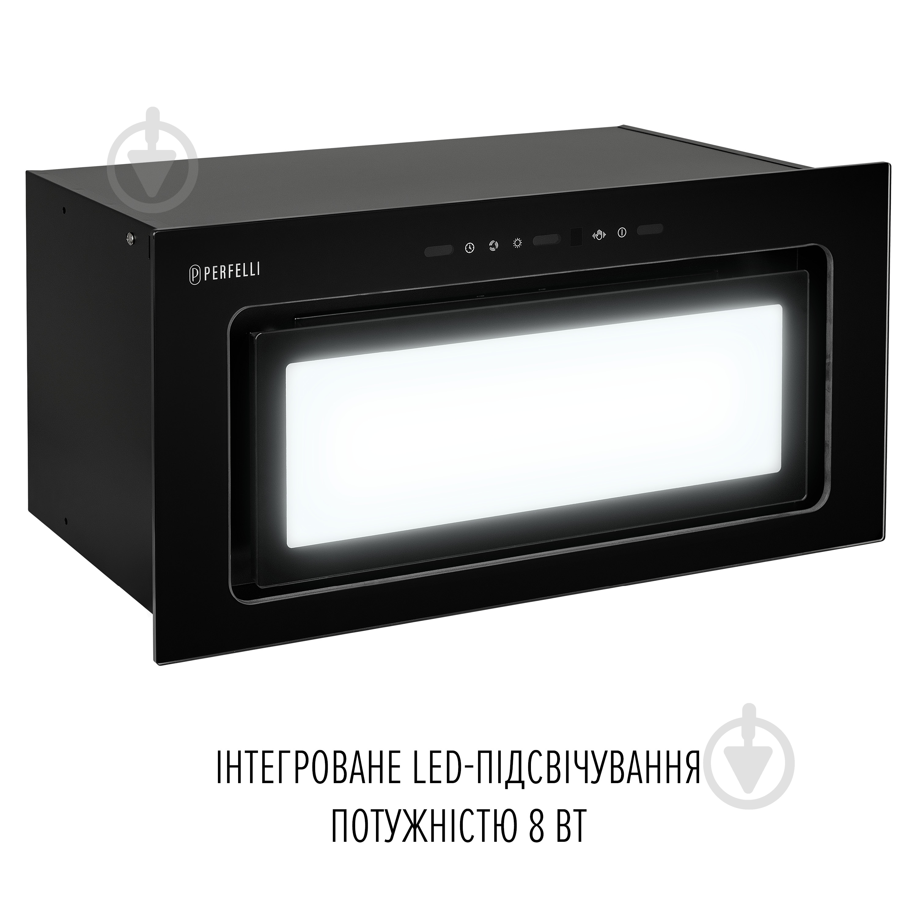 Витяжка Perfelli Design VISION 6 NERO SILENZIO - фото 10