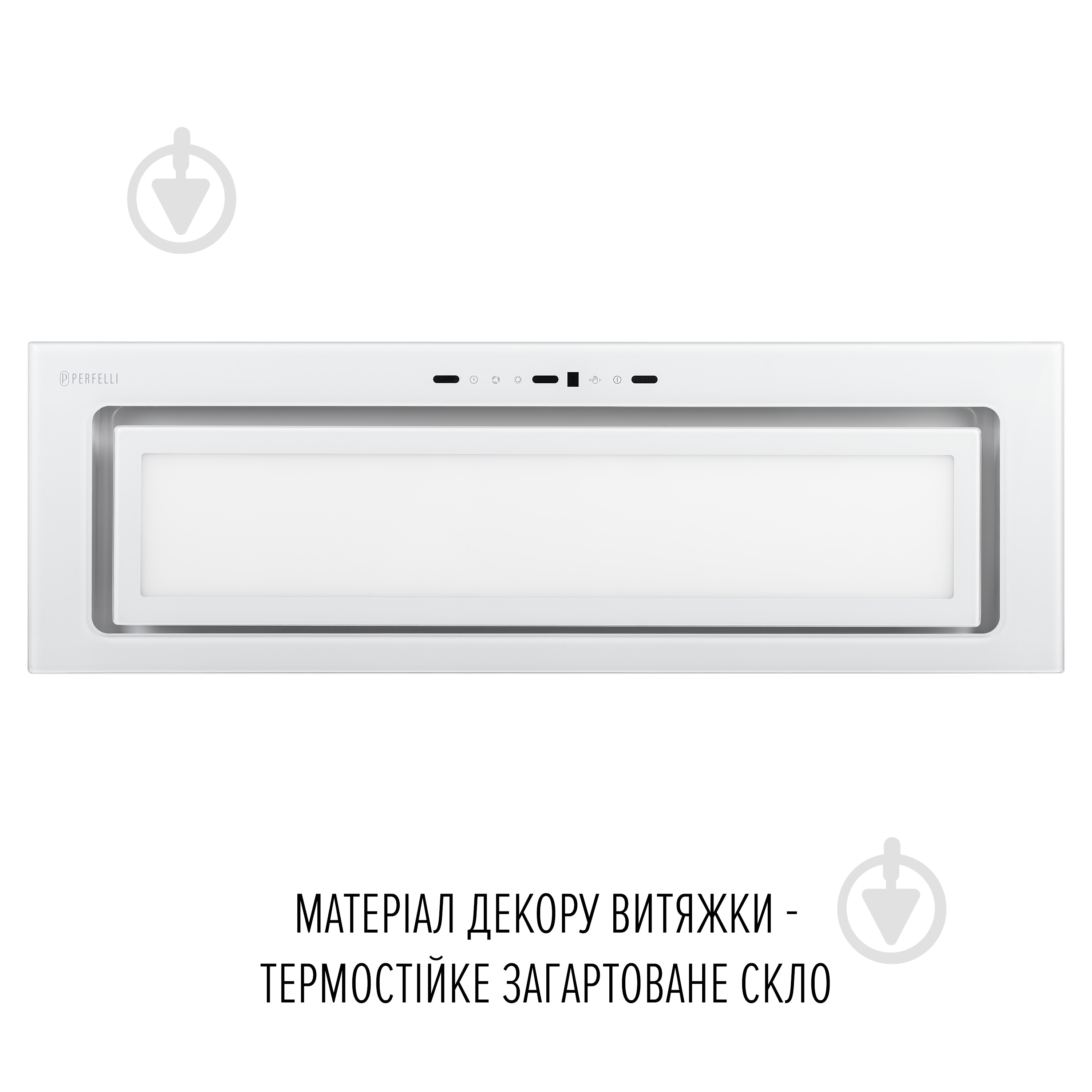 Витяжка Perfelli Design VISION 9 BIANCO SILENZIO - фото 3 Витяжка Perfelli Design VISION 9 BIANCO SILENZIO - фото 3