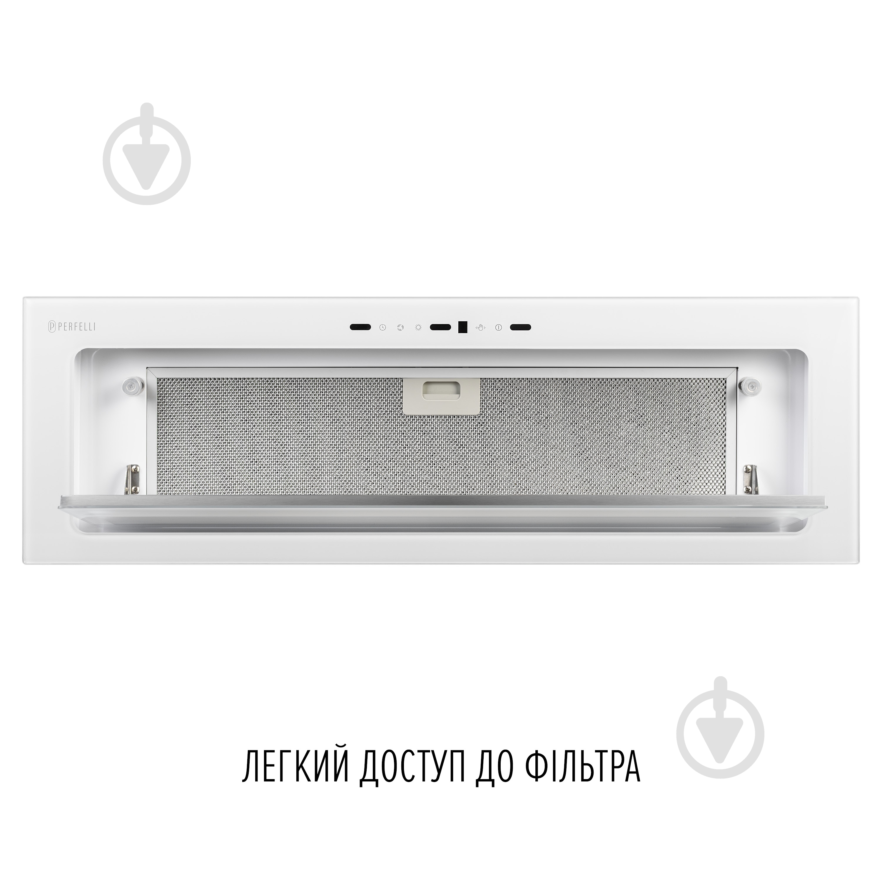Витяжка Perfelli Design VISION 9 BIANCO SILENZIO - фото 4 Витяжка Perfelli Design VISION 9 BIANCO SILENZIO - фото 4