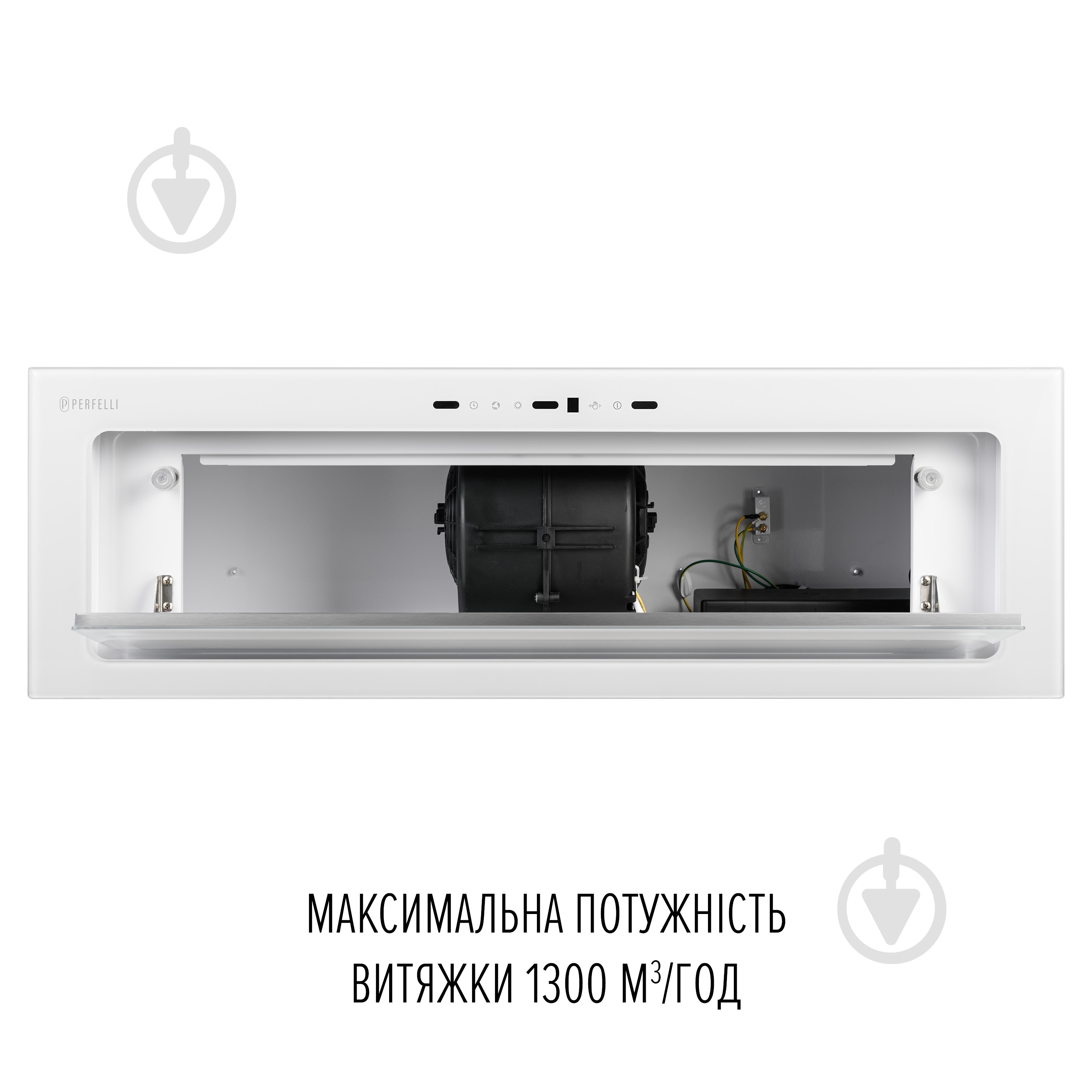 Витяжка Perfelli Design VISION 9 BIANCO SILENZIO - фото 5 Витяжка Perfelli Design VISION 9 BIANCO SILENZIO - фото 5