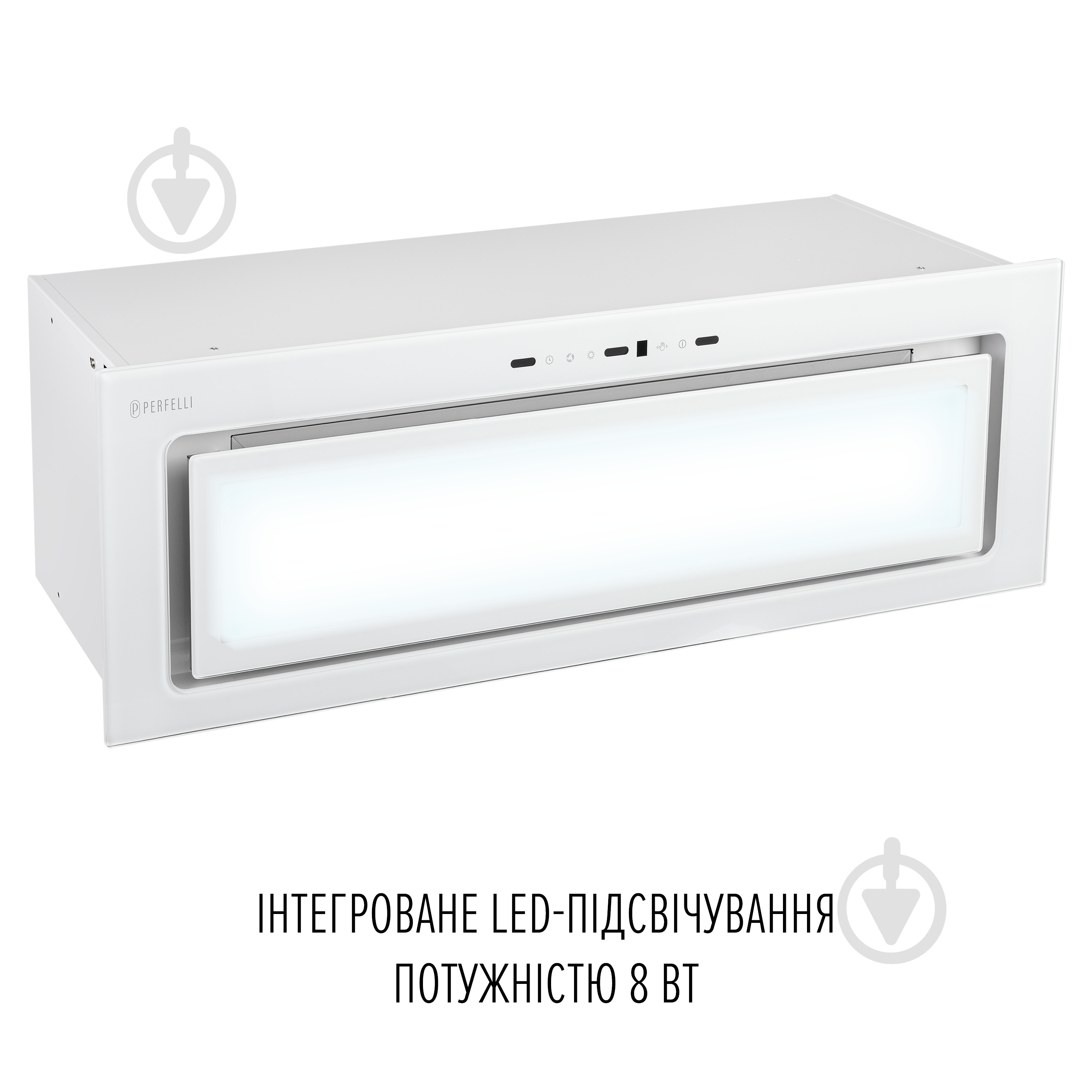 Витяжка Perfelli Design VISION 9 BIANCO SILENZIO - фото 10 Витяжка Perfelli Design VISION 9 BIANCO SILENZIO - фото 10