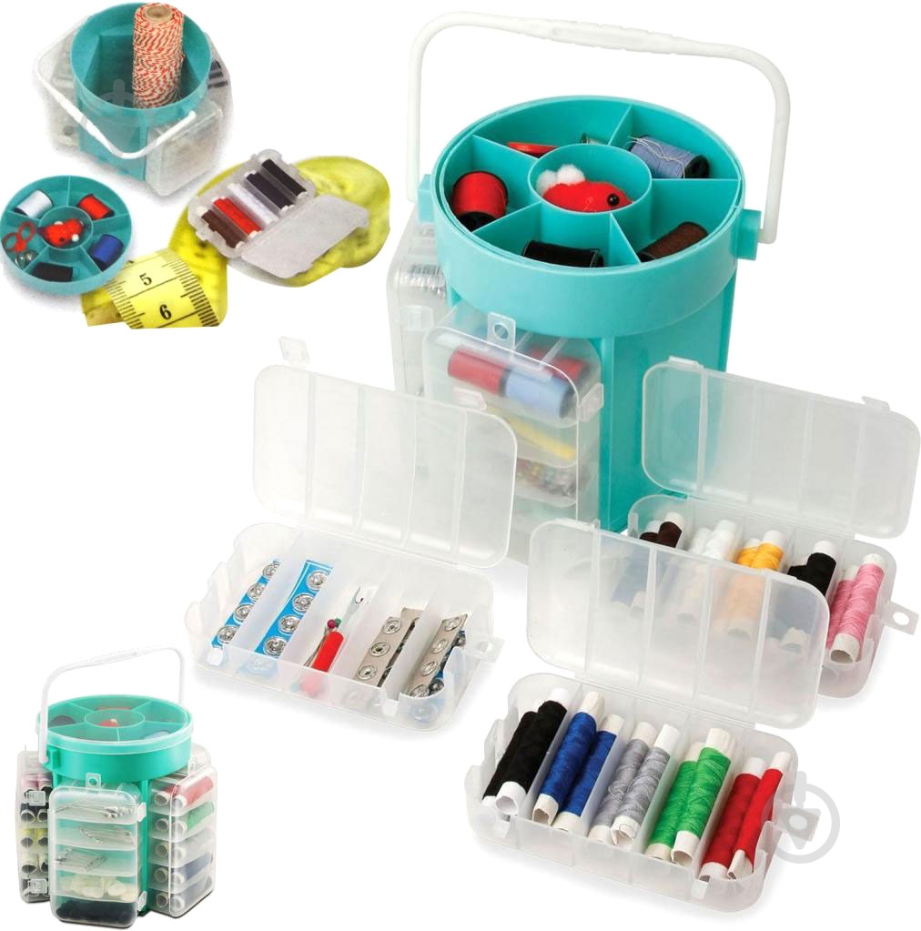 Набір для шиття Sewin Kit 160 pc Deluxe - фото 2 Набір для шиття Sewin Kit 160 pc Deluxe - фото 2