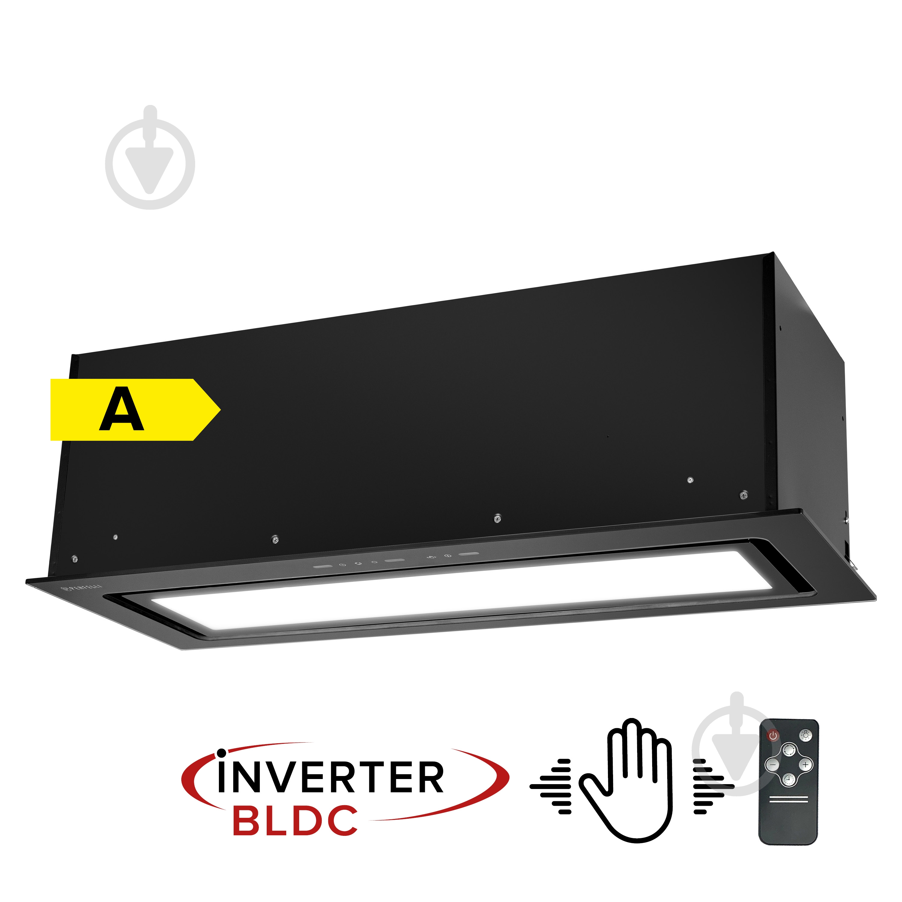 Вытяжка Perfelli Design VISION 9 NERO SILENZIO - фото 1