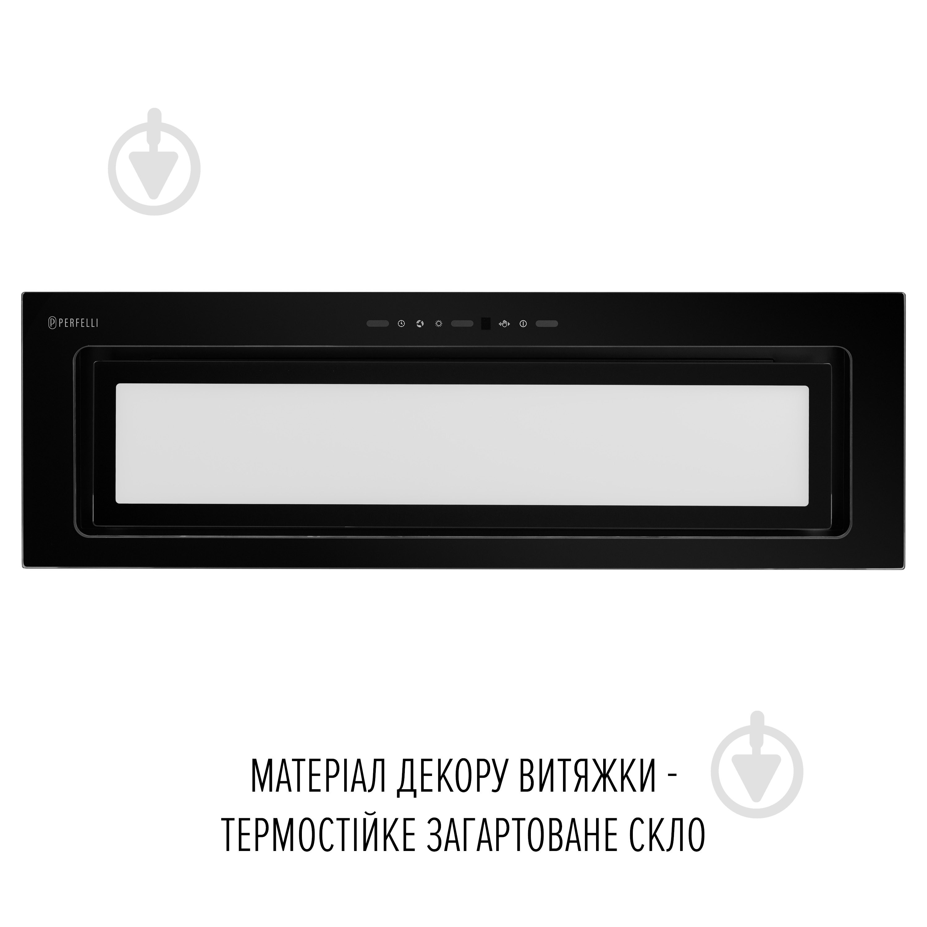 Вытяжка Perfelli Design VISION 9 NERO SILENZIO - фото 2