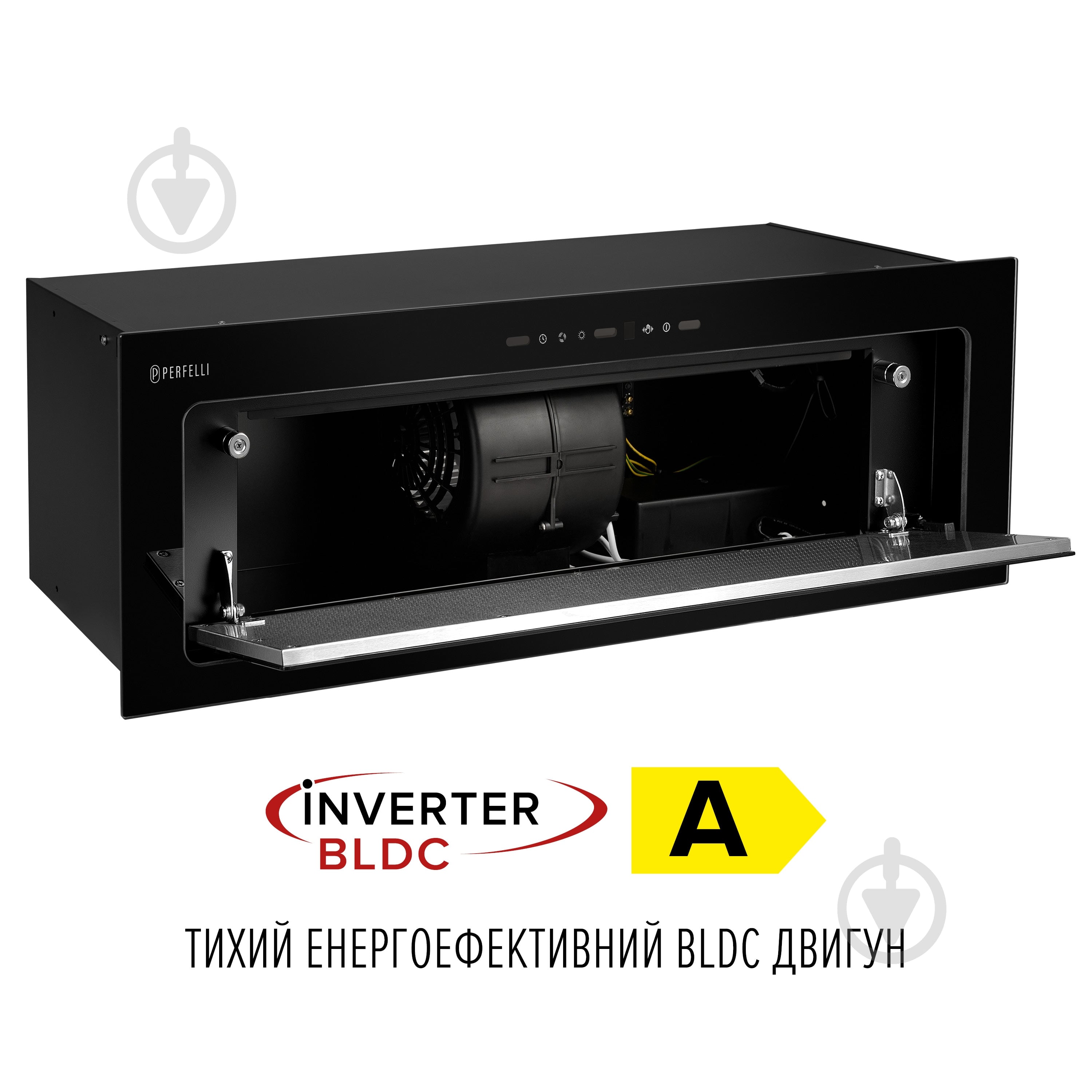 Вытяжка Perfelli Design VISION 9 NERO SILENZIO - фото 11