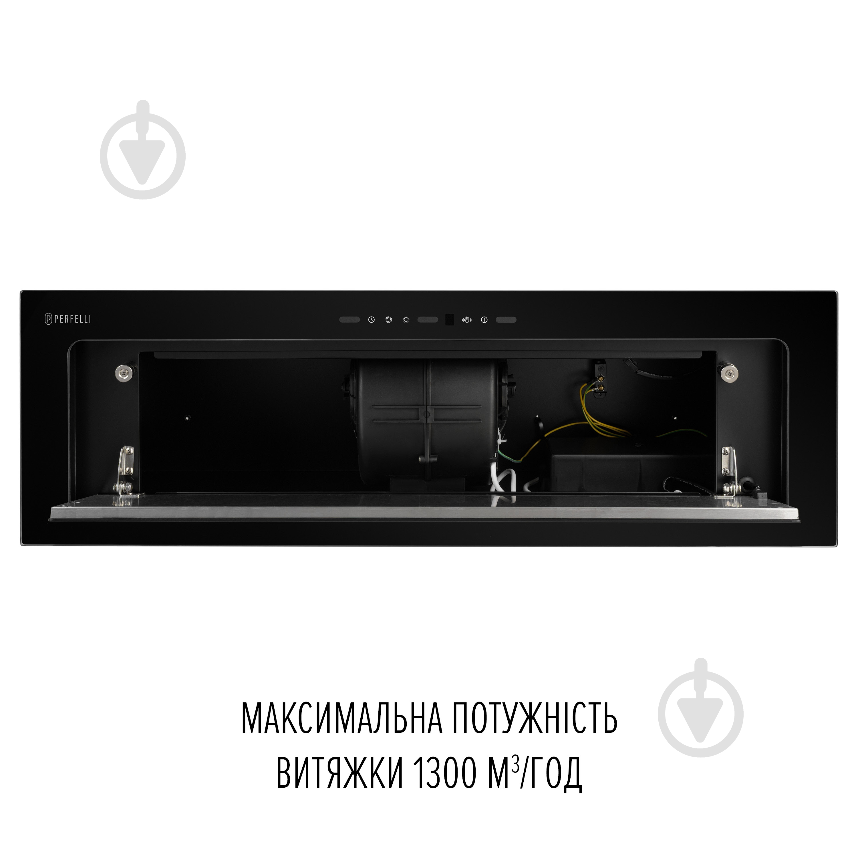 Вытяжка Perfelli Design VISION 9 NERO SILENZIO - фото 4