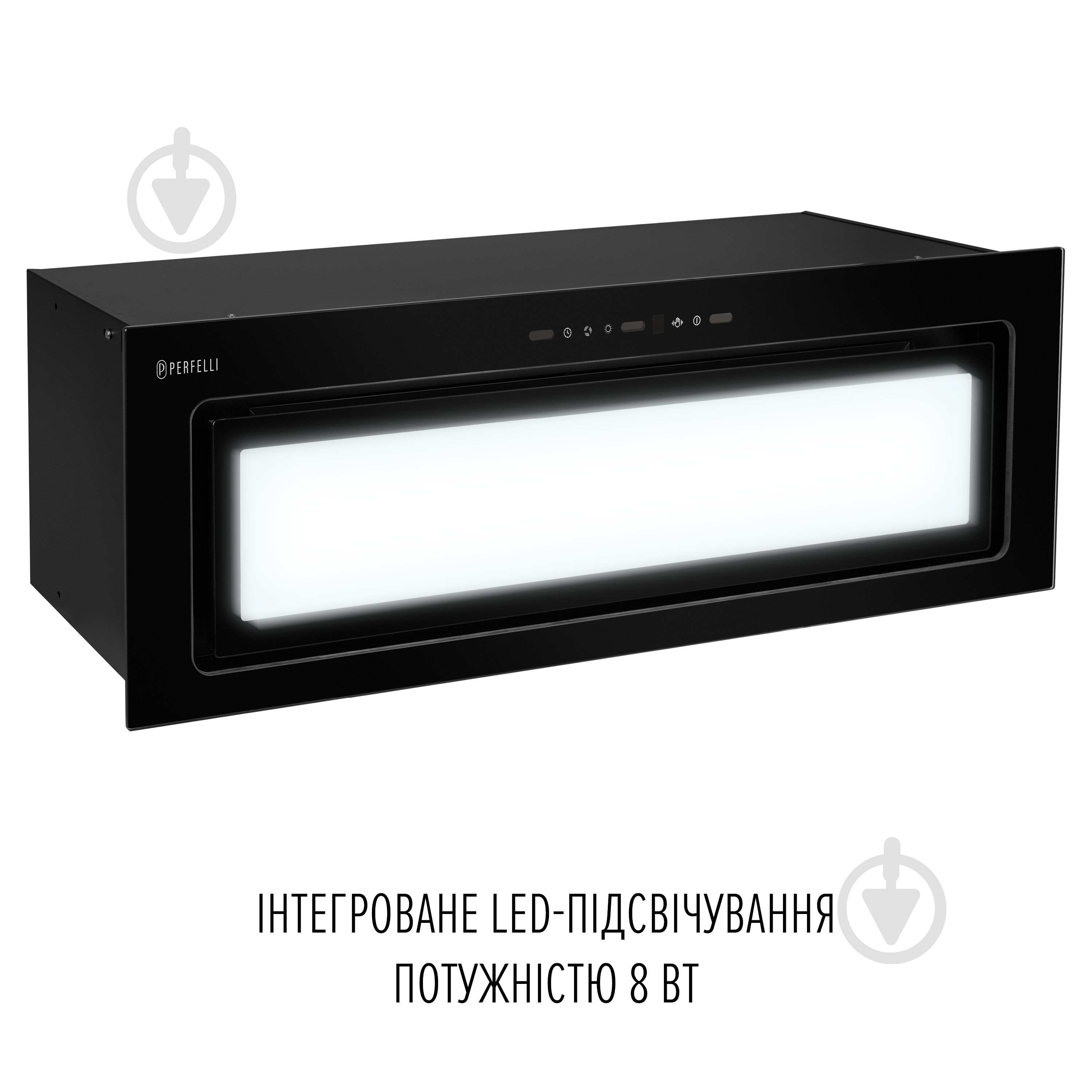 Вытяжка Perfelli Design VISION 9 NERO SILENZIO - фото 9