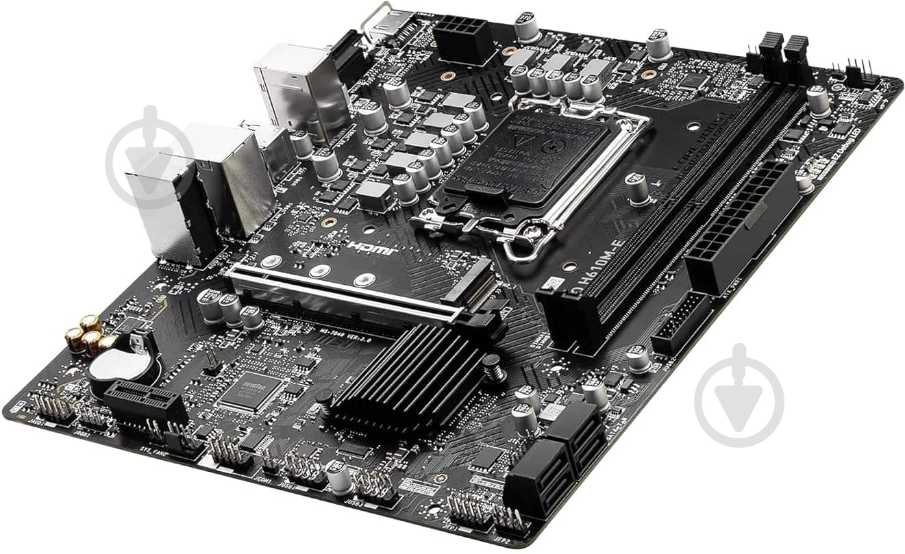 Материнська плата MSI 911-7D48-070 (Socket 1700, Intel H610, micro ATX) - фото 5 Материнська плата MSI 911-7D48-070 (Socket 1700, Intel H610, micro ATX) - фото 5