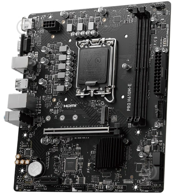 Материнська плата MSI 911-7D48-070 (Socket 1700, Intel H610, micro ATX) - фото 4 Материнська плата MSI 911-7D48-070 (Socket 1700, Intel H610, micro ATX) - фото 4
